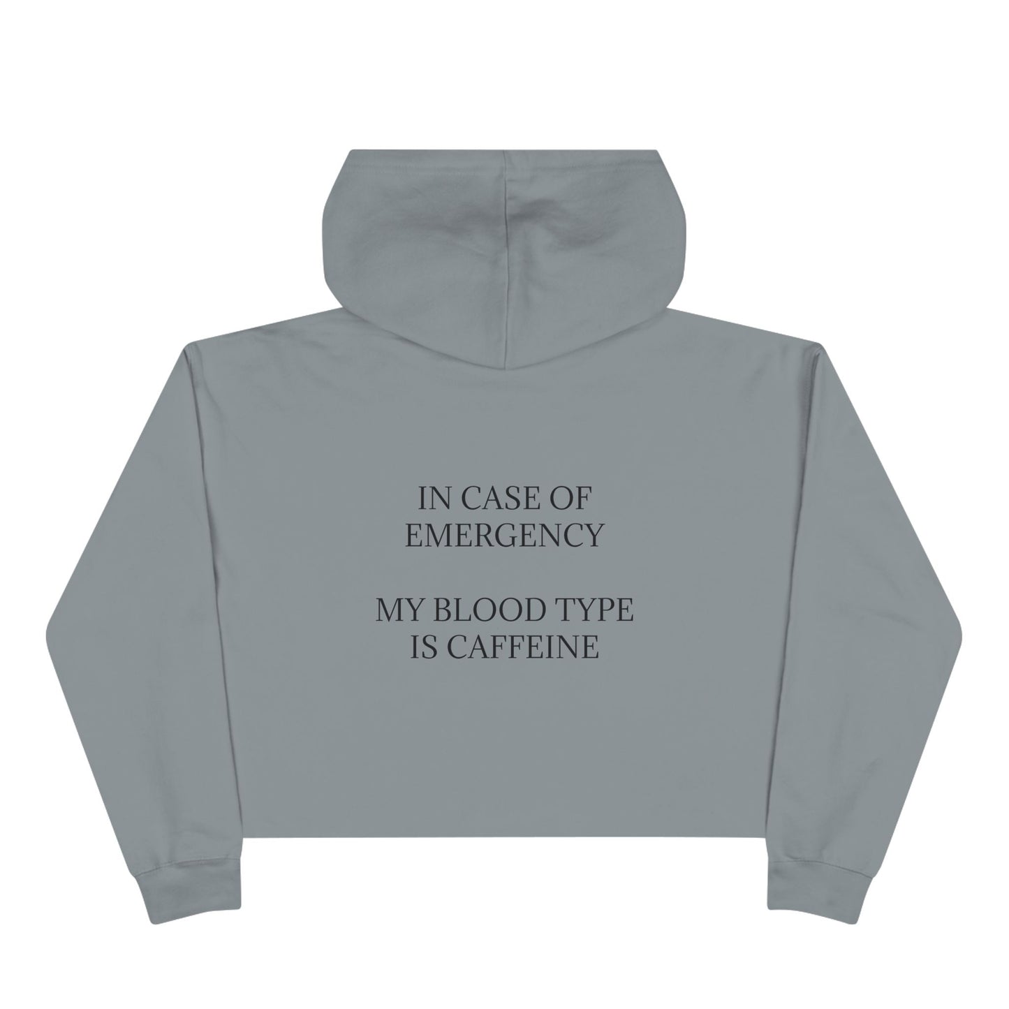 Blood Type Women's Crop Hoodie