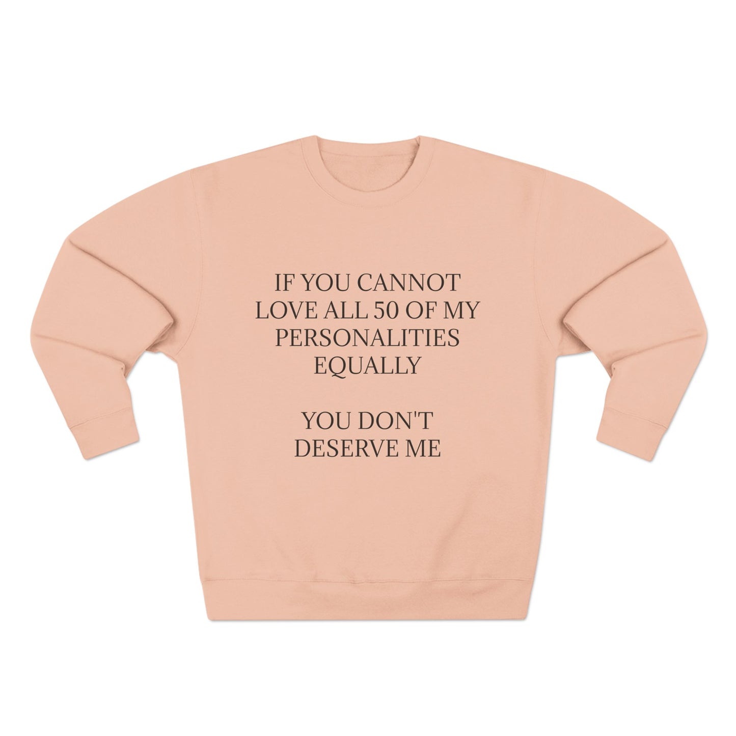 50 Personalities Unisex Crewneck Sweatshirt