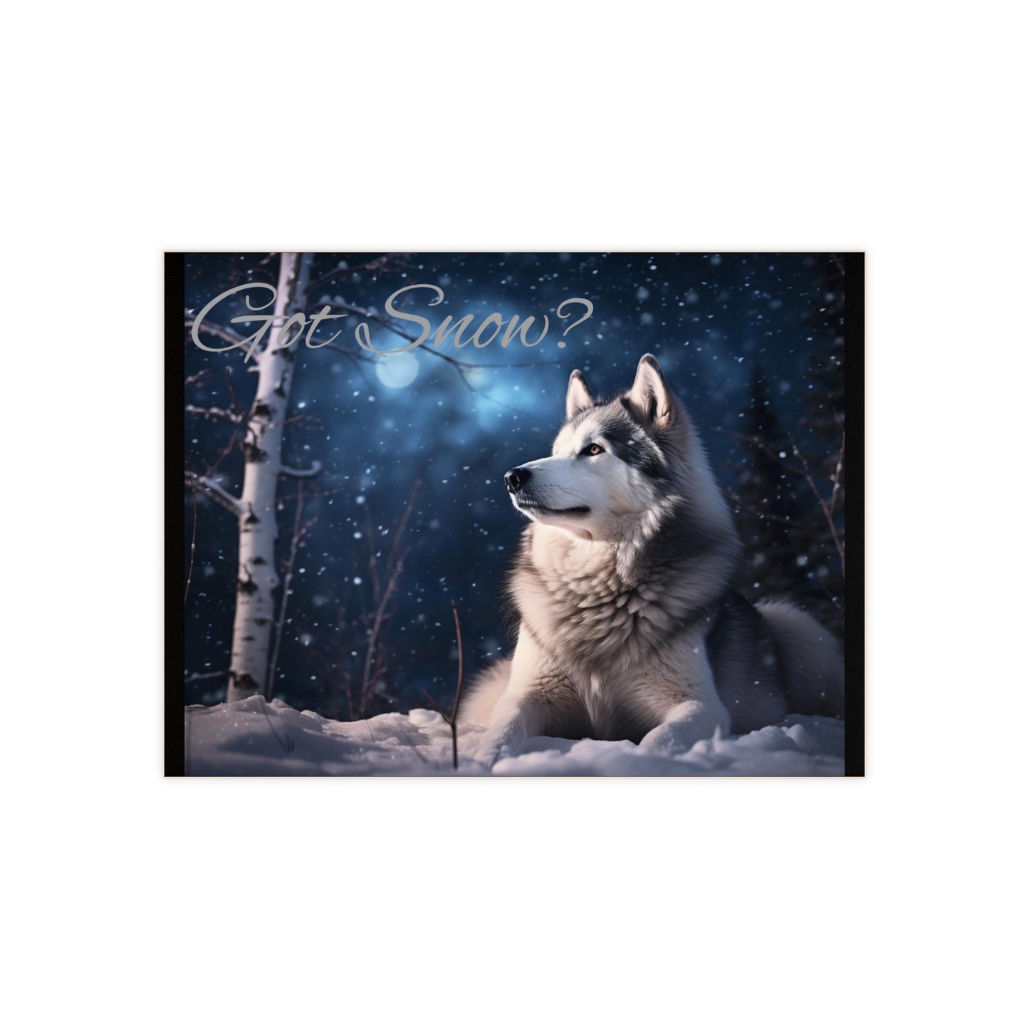 Got Snow? Ceramic Photo Tile