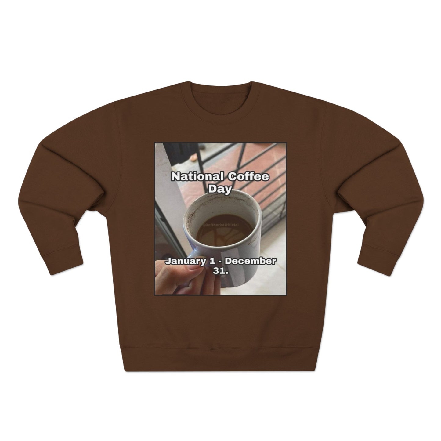 National Coffee Day Unisex Crewneck Sweatshirt