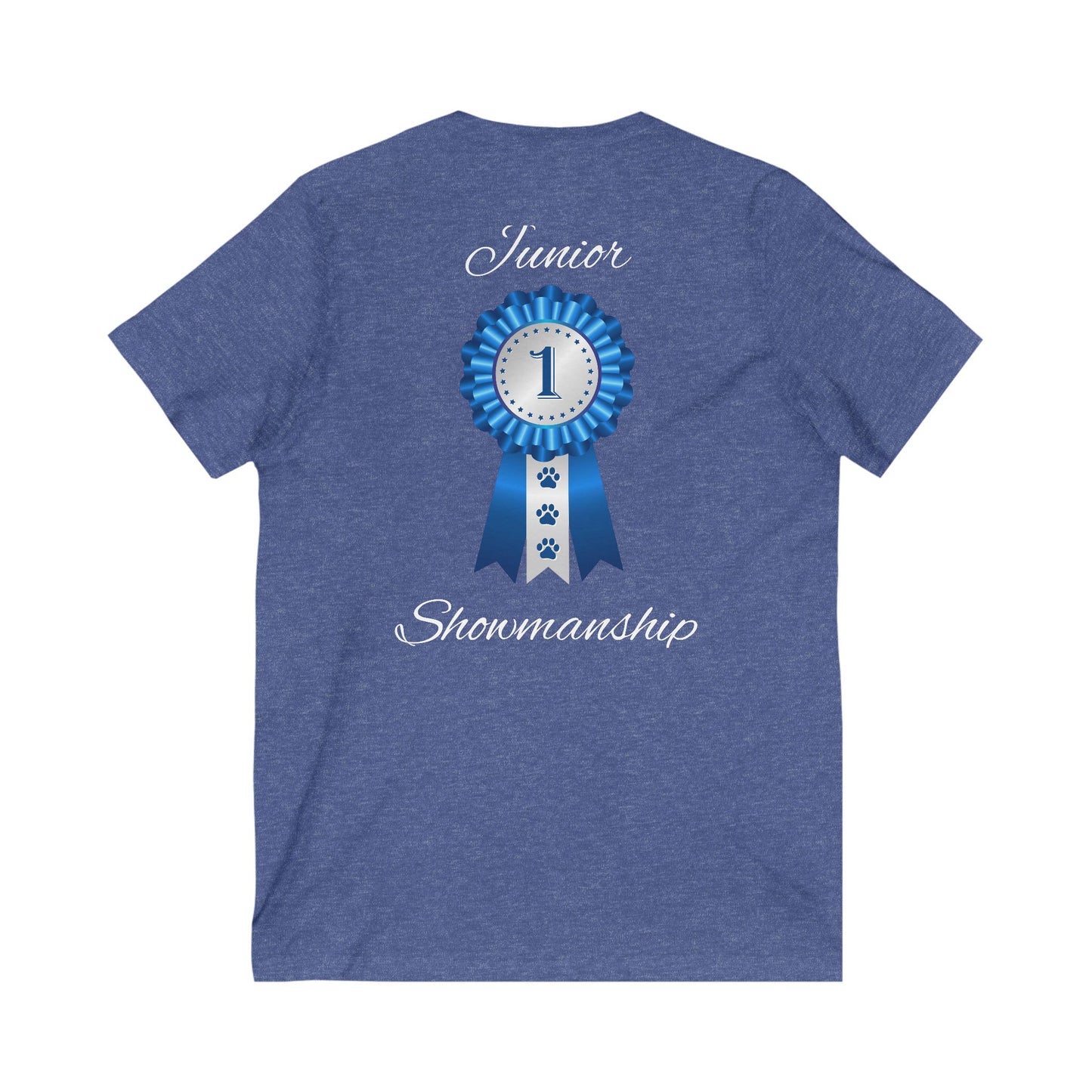 Junior Showmanship Unisex Short Sleeve V-Neck Tee