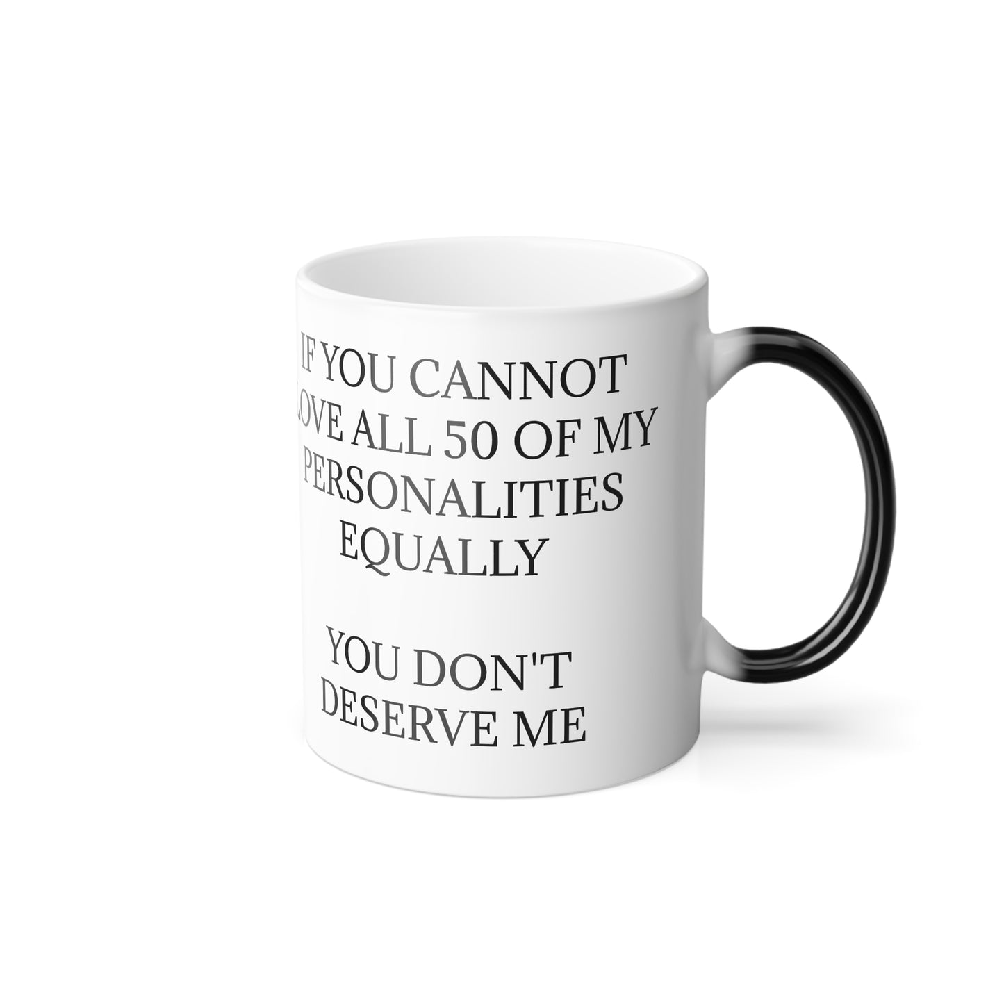 50 Personalities Color Changing Mug