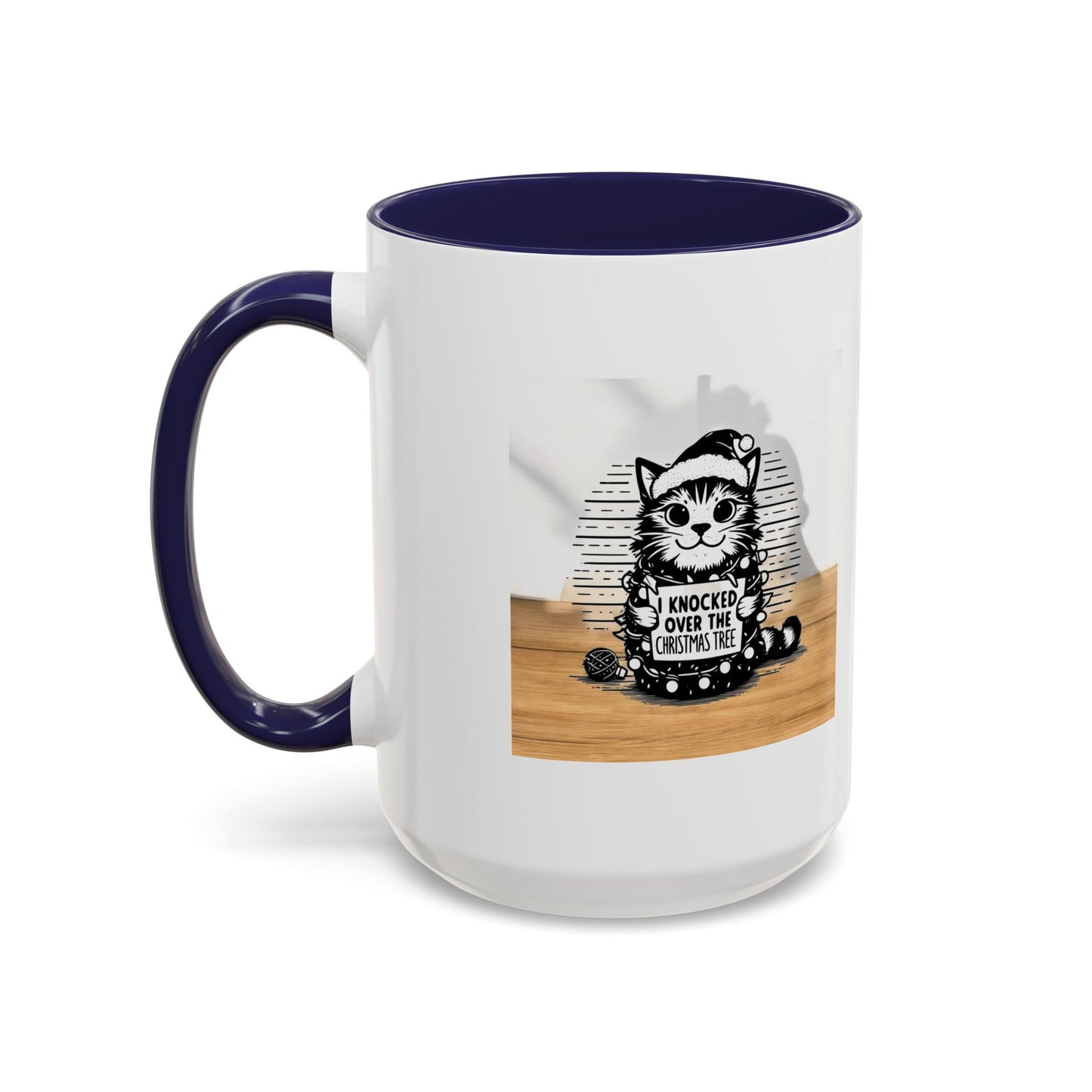 Naughty Cat 2-Tone Coffee Mug