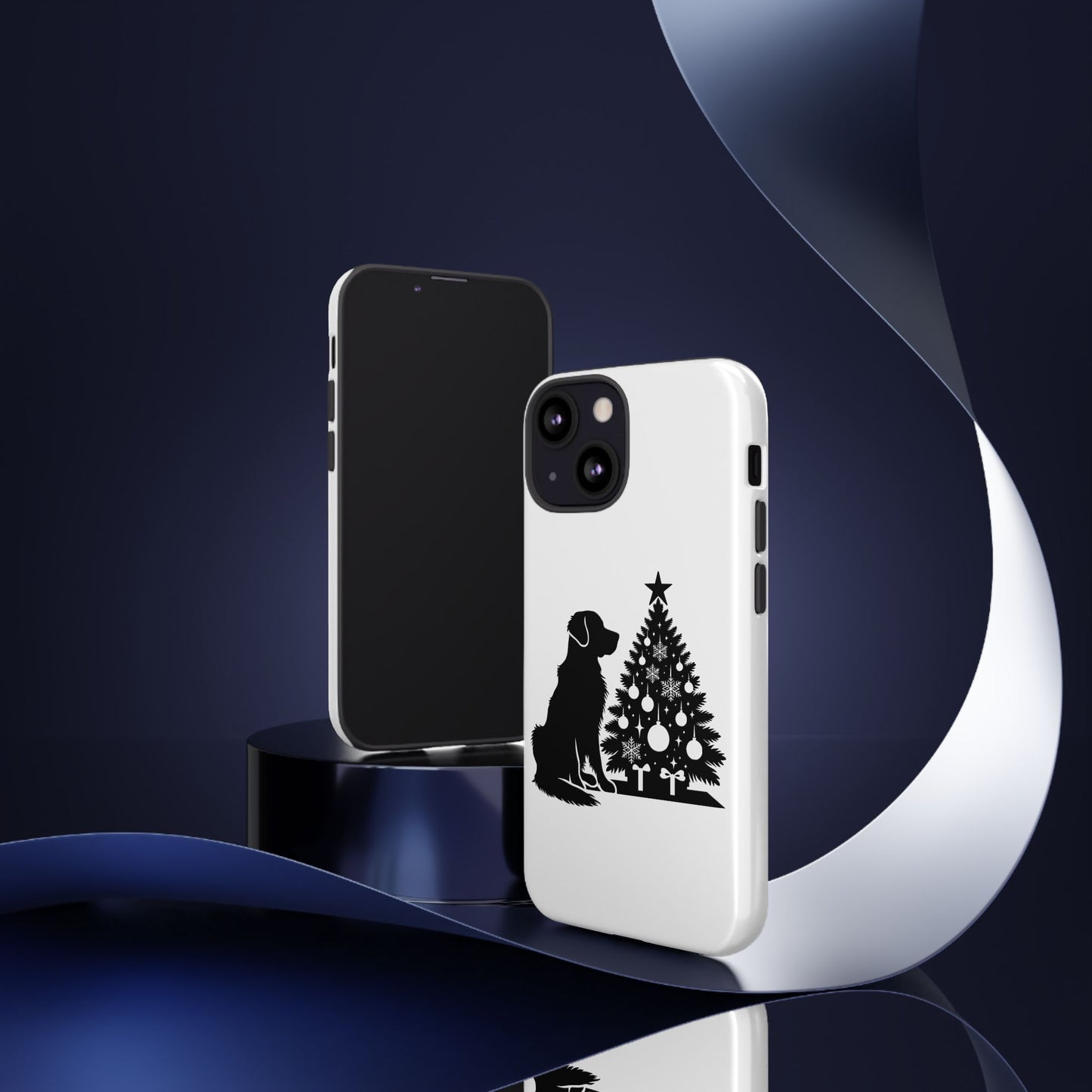 Golden Christmas Tree iPhone Case