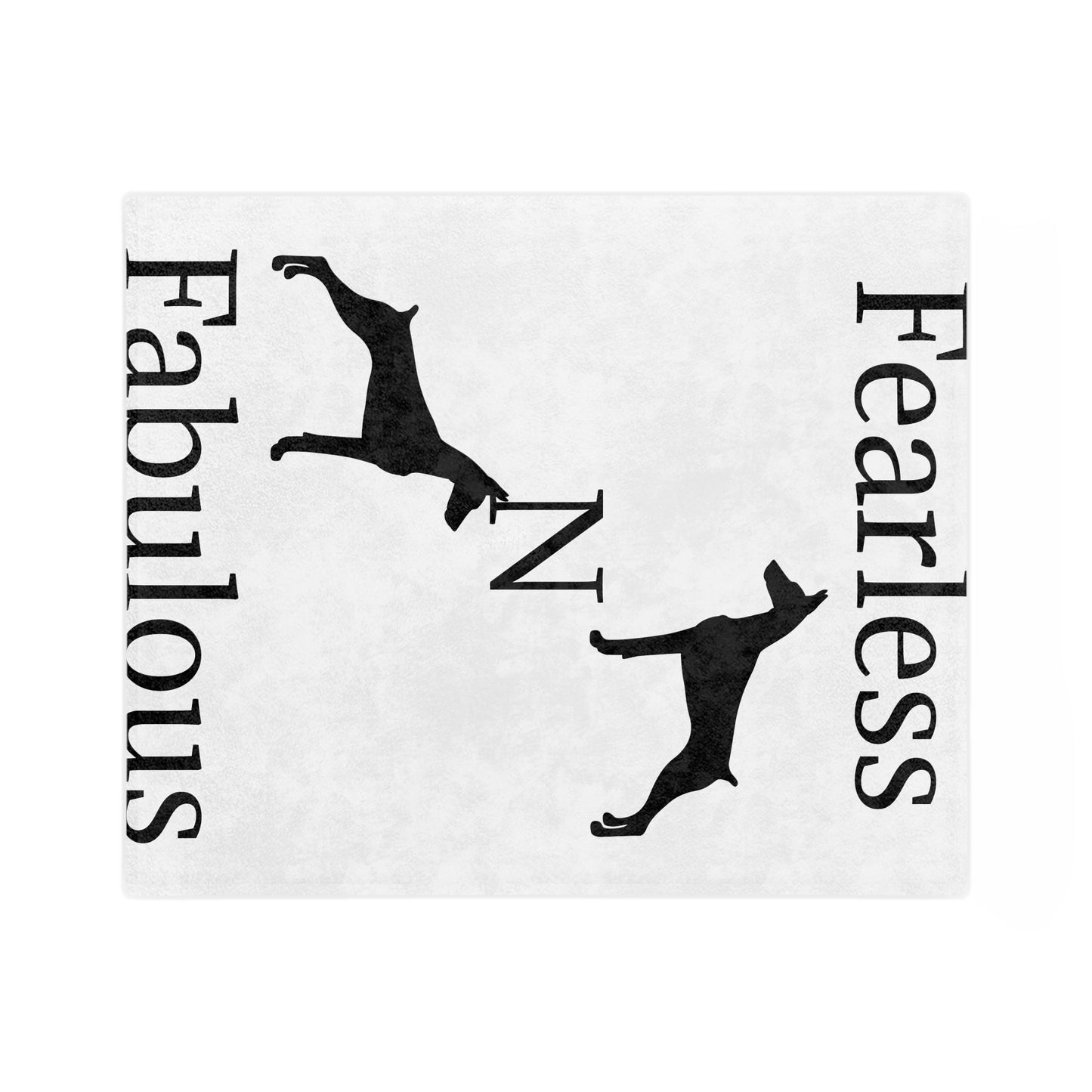 Fearless N Fabulous Velveteen Microfiber Blanket