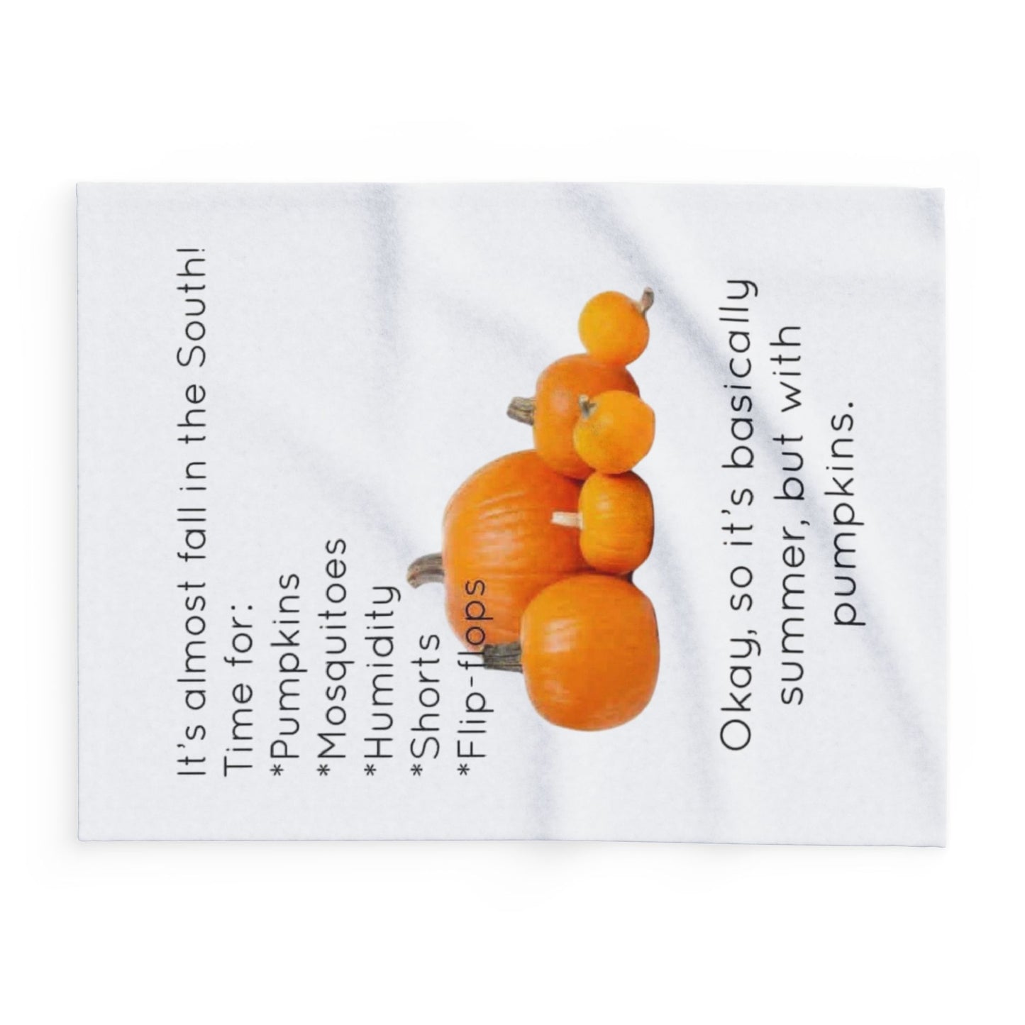Fall In The South Arctic Fleece Blanket
