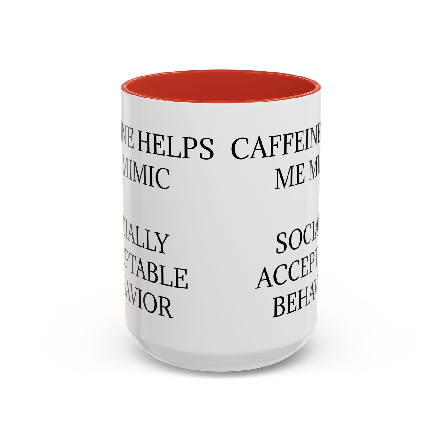 Socially Acceptable 2-Tone Coffee Mug