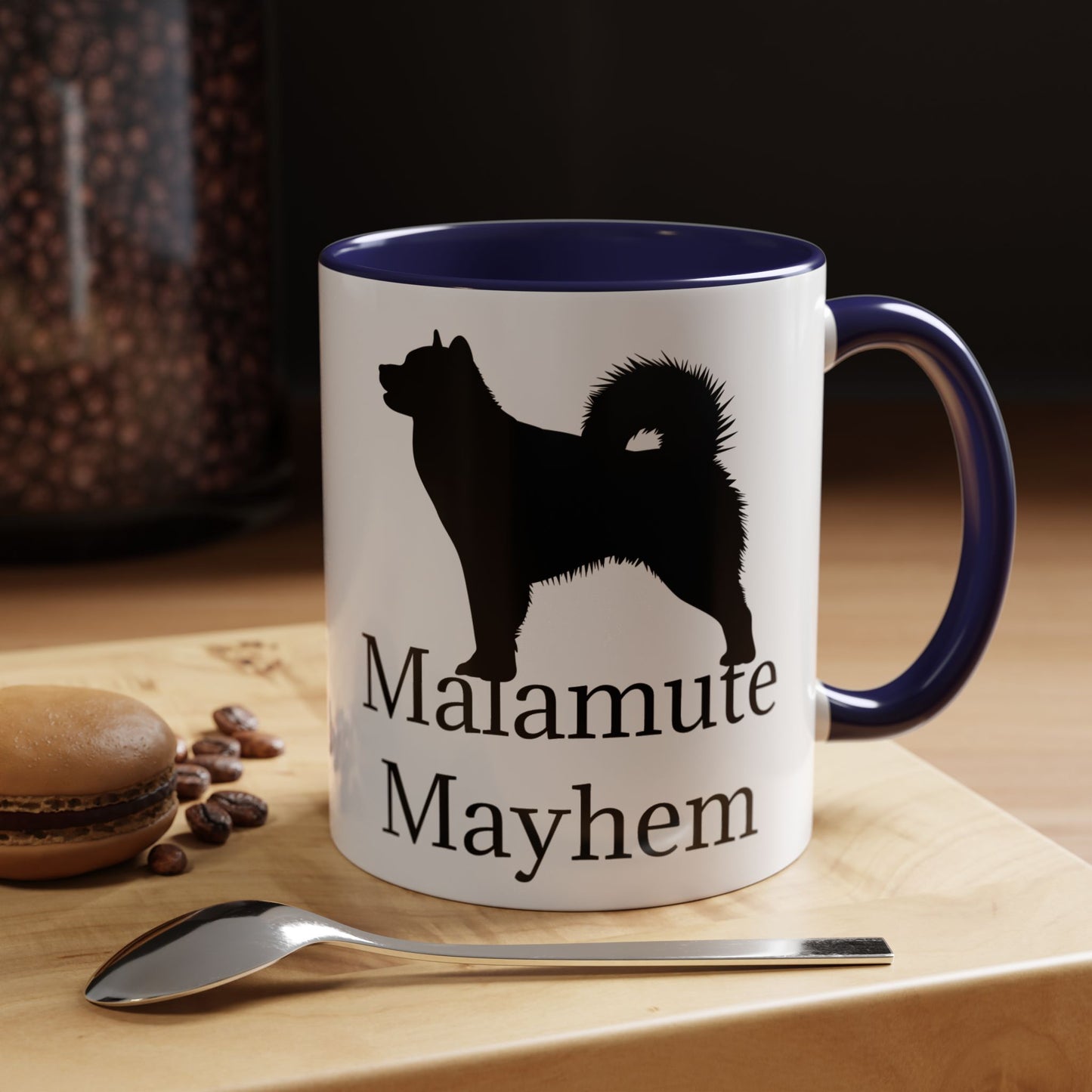 Malamute Mayhem 2-Tone Coffee Mug