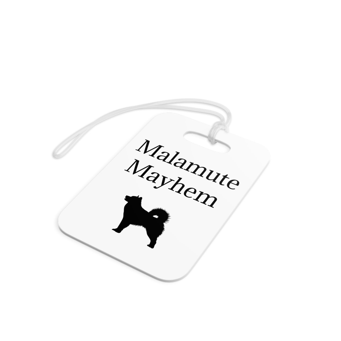Malamute Mayhem Luggage Tag