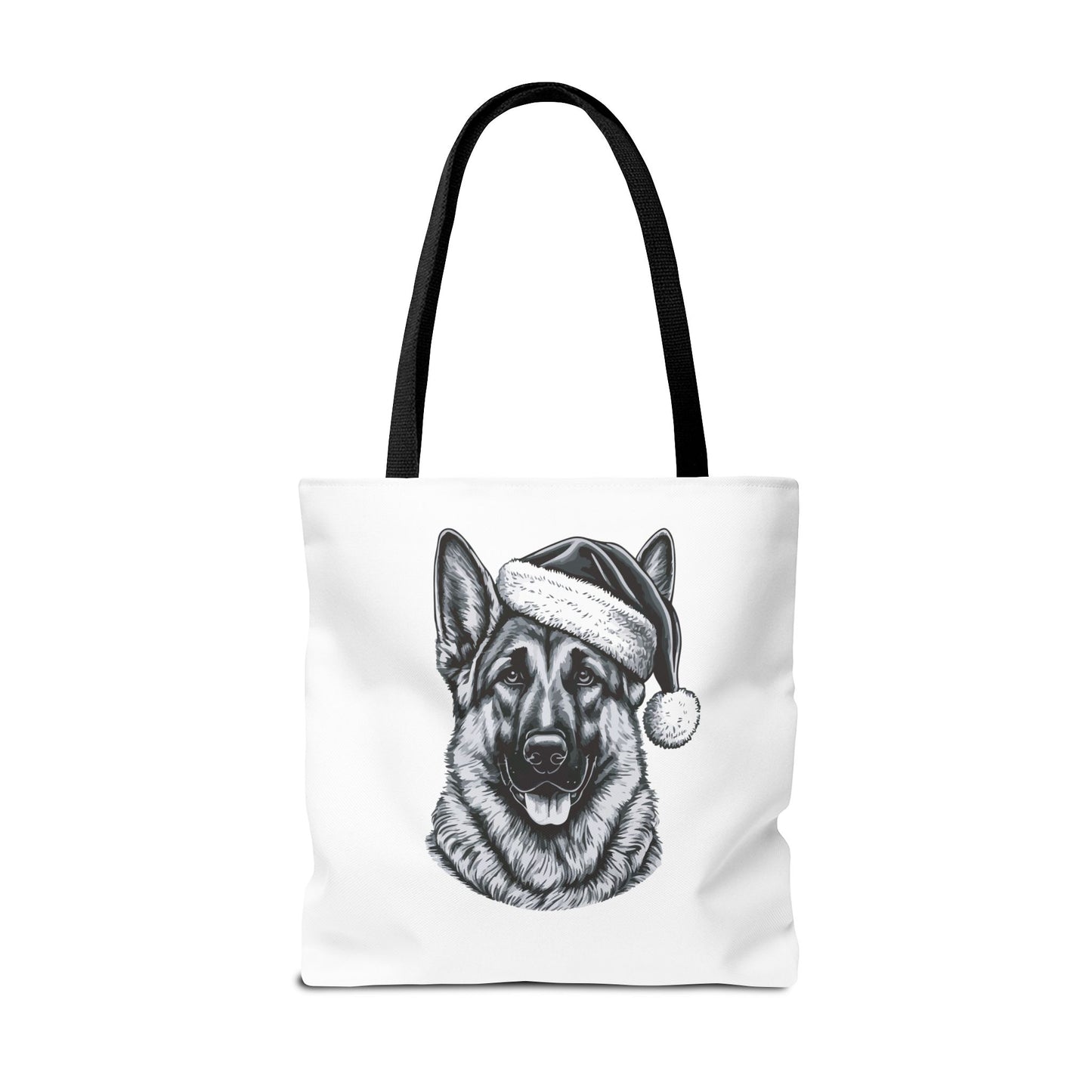 Santa Paws German Shepherd Tote Bag