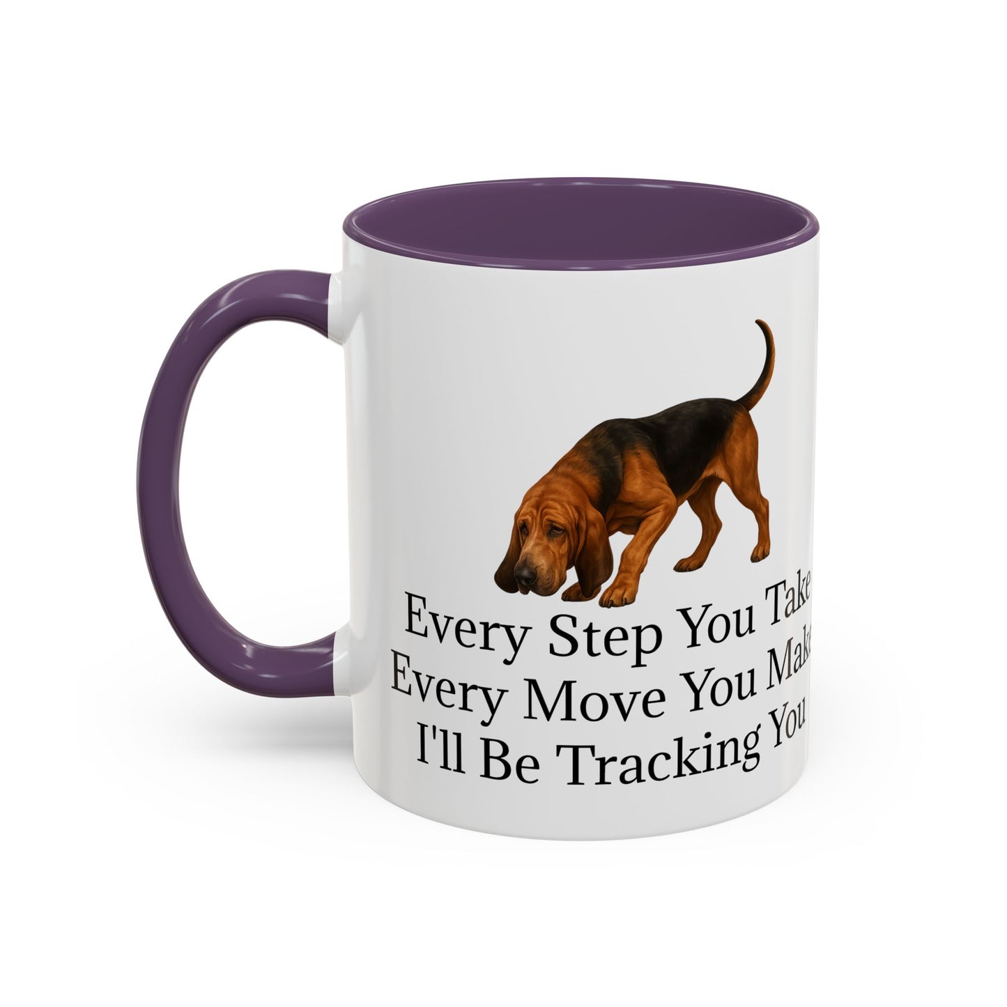 Tracking You 2-Tone Coffee Mug