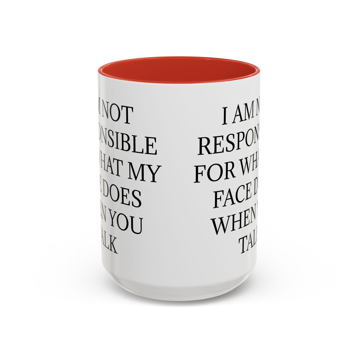 When You Talk 2-Tone Coffee Mug