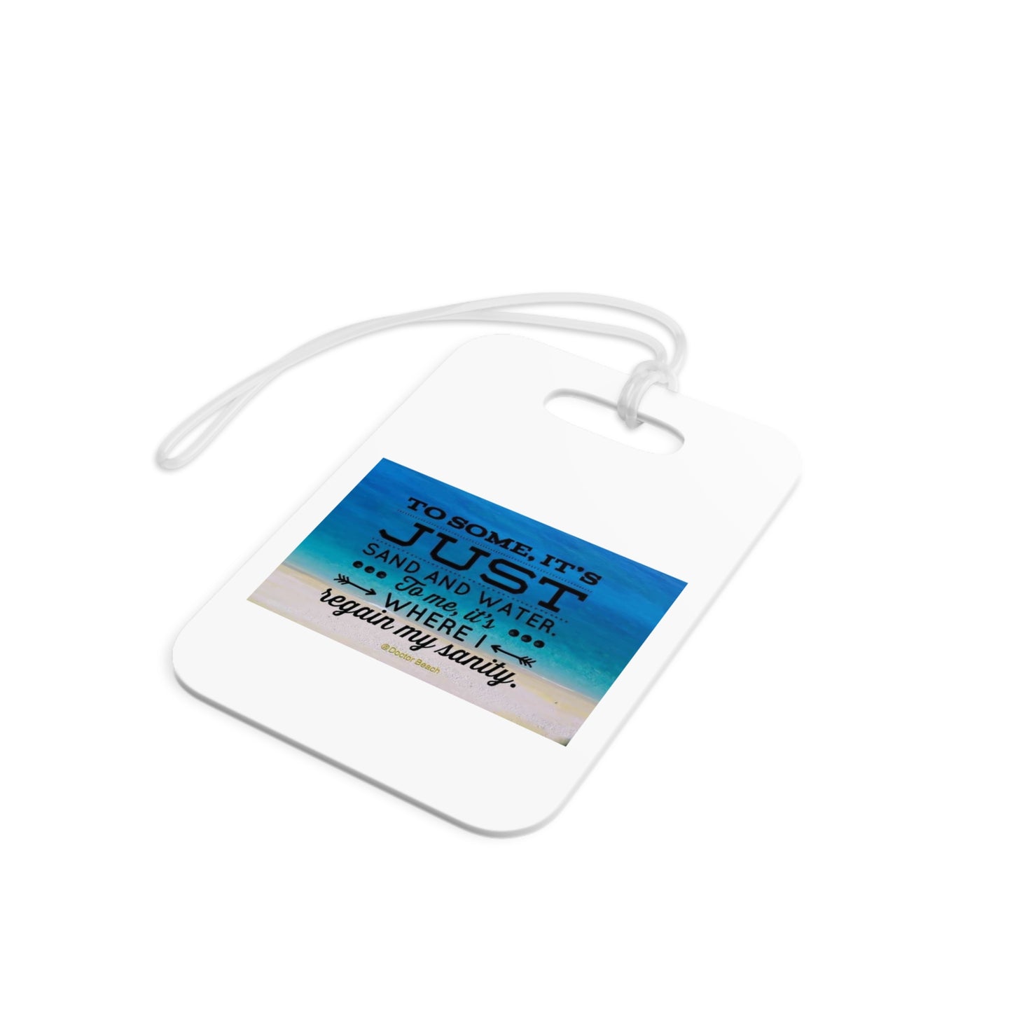 Dr, Beach Luggage Tag