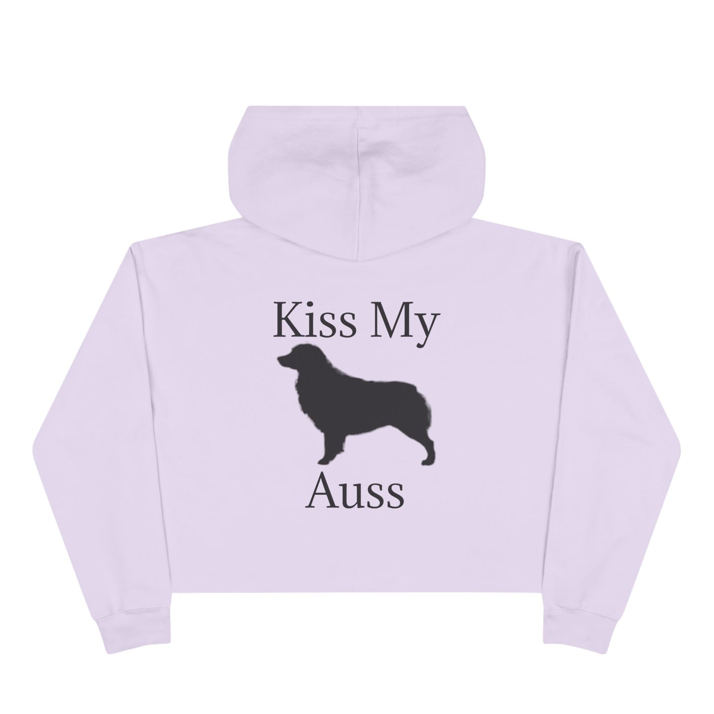 Kiss My Auss Women's Crop Hoodie
