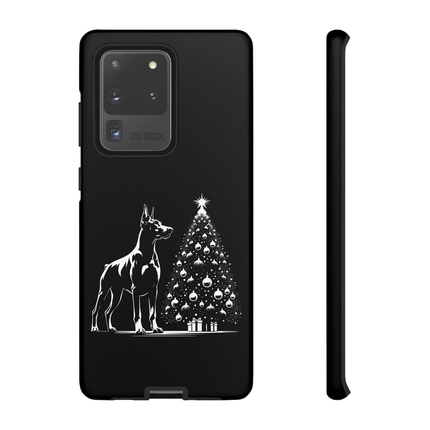 Doberman Christmas Tree Samsung Case