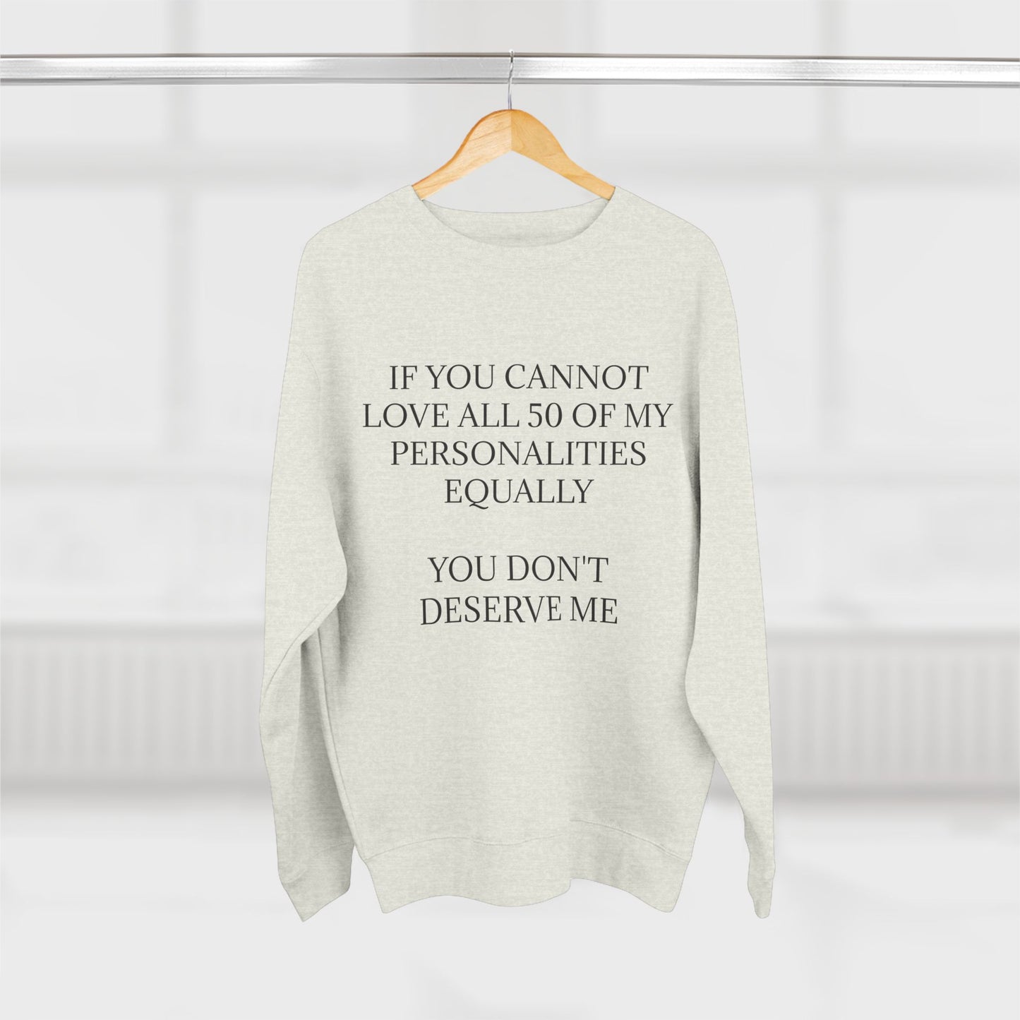 50 Personalities Unisex Crewneck Sweatshirt