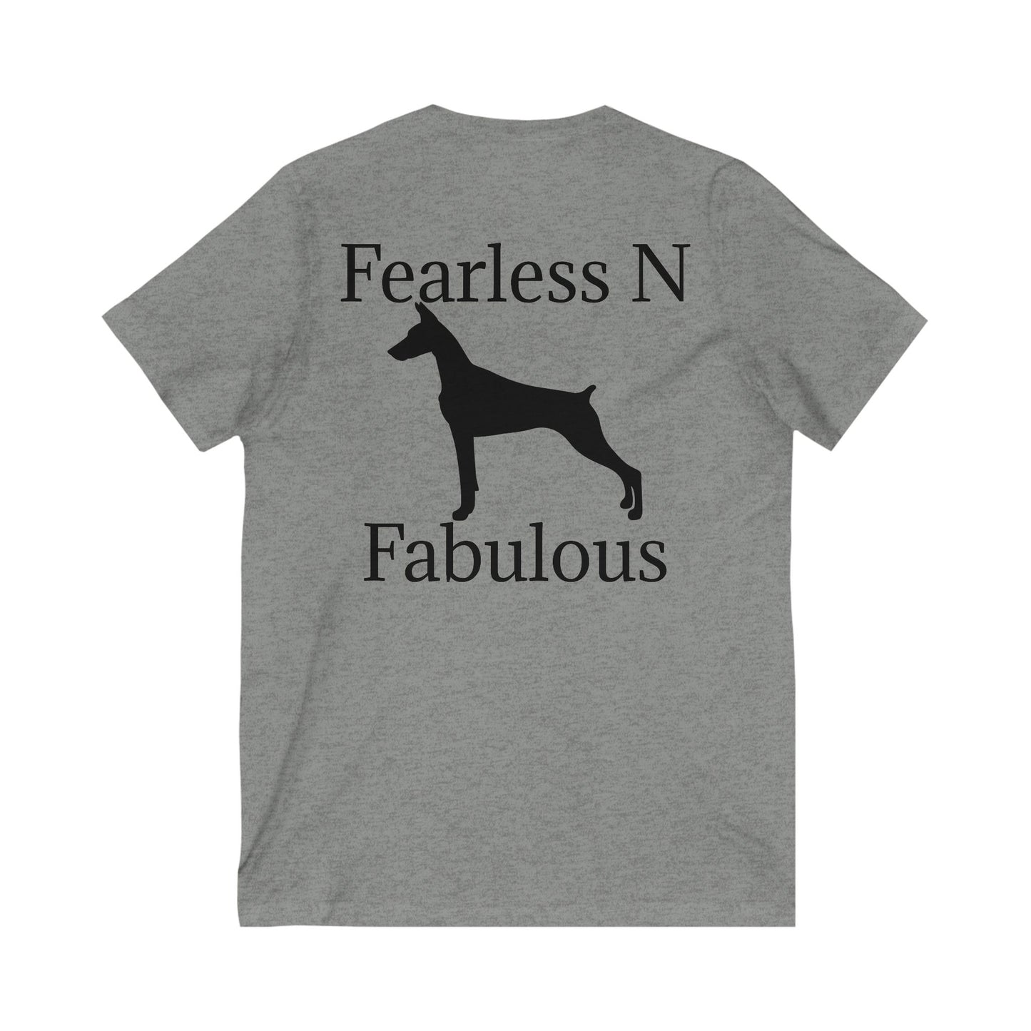 Fearless N Fabulous Unisex Short Sleeve V-Neck Tee