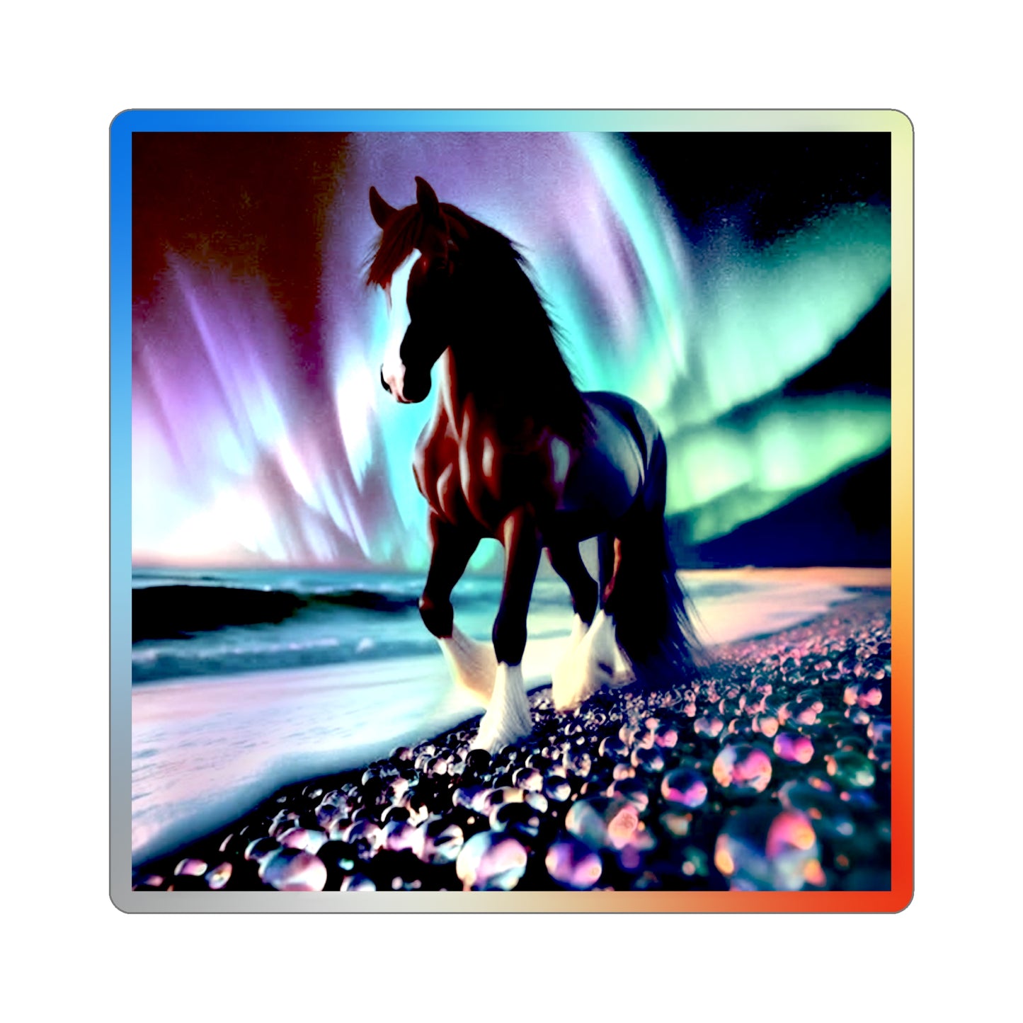 Midnight Magic Holographic Sticker