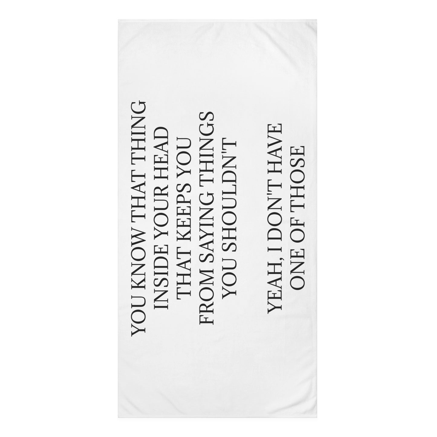 No Filter Mink-Cotton Beach Towel