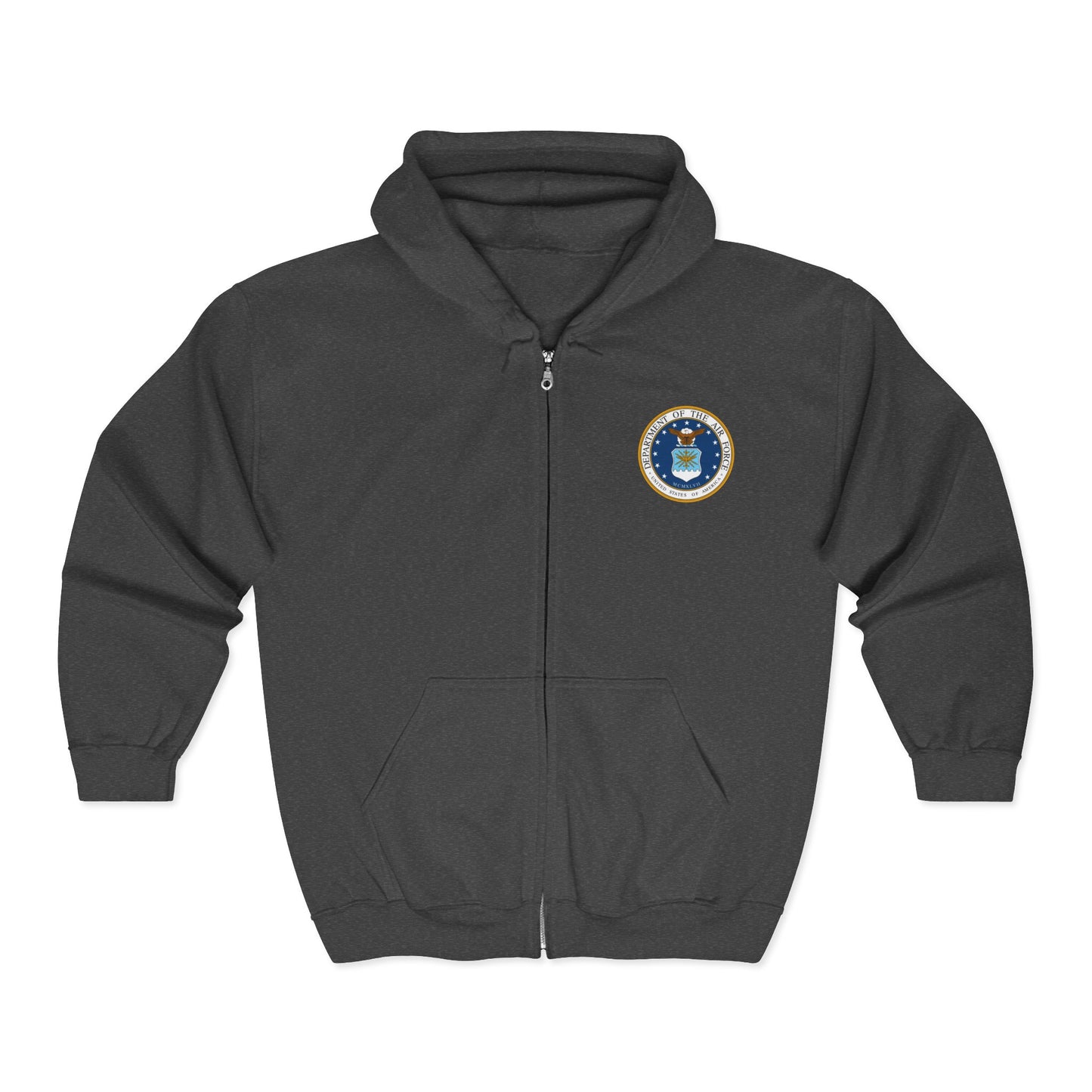 US Air Force Unisex Full Zip Hoodie