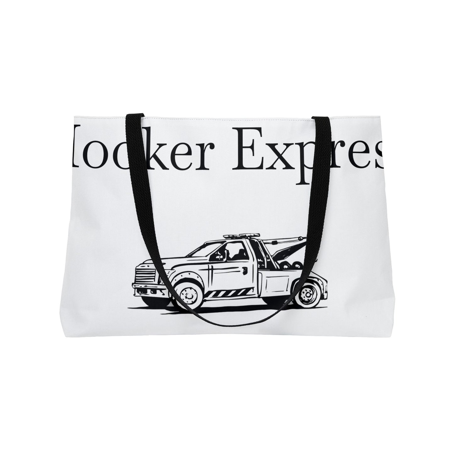 H**ker Express Wheel Lift Tow Truck Weekender Tote Bag