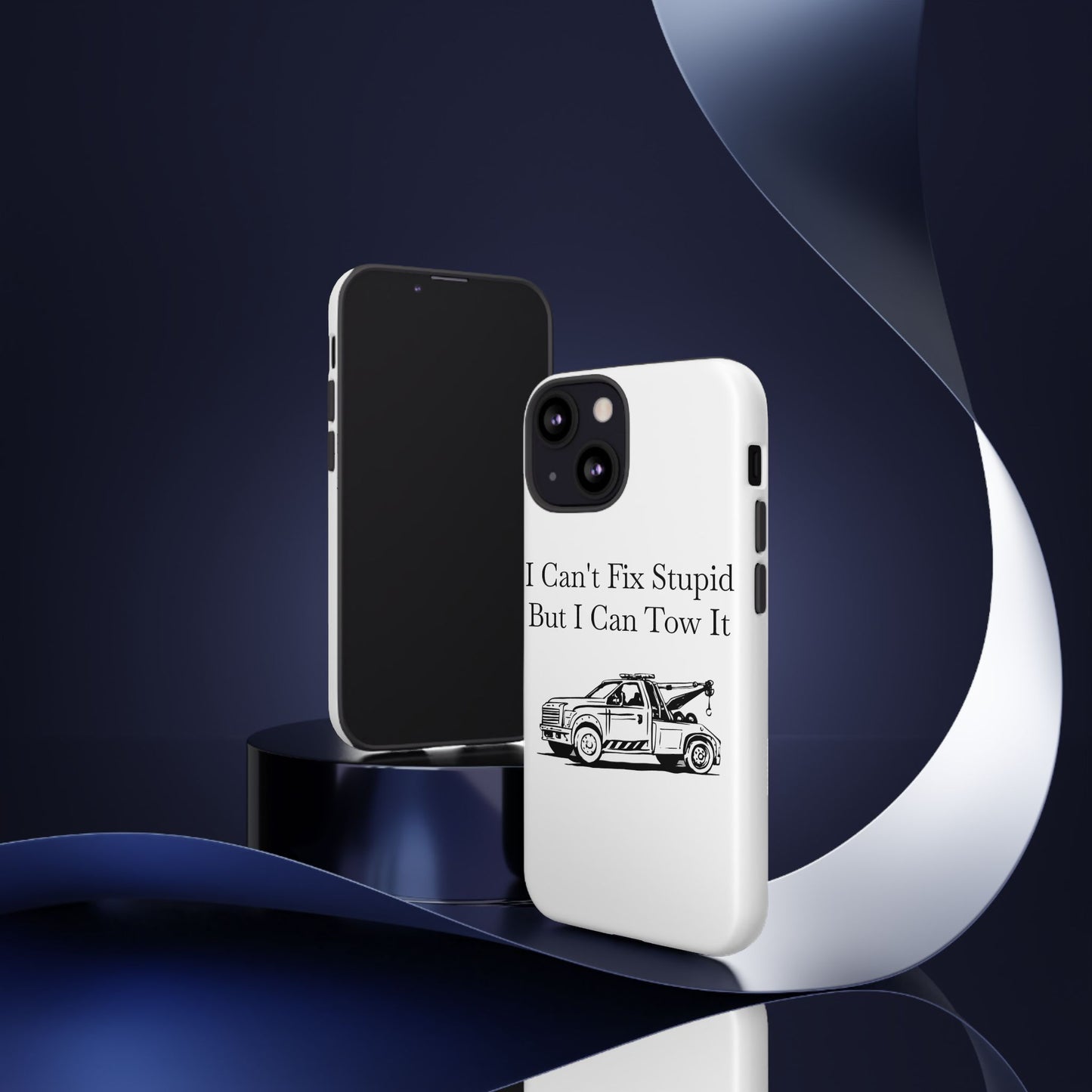 I Can't Fix Stupid Wheel Lift Tow Truck iPhone Case