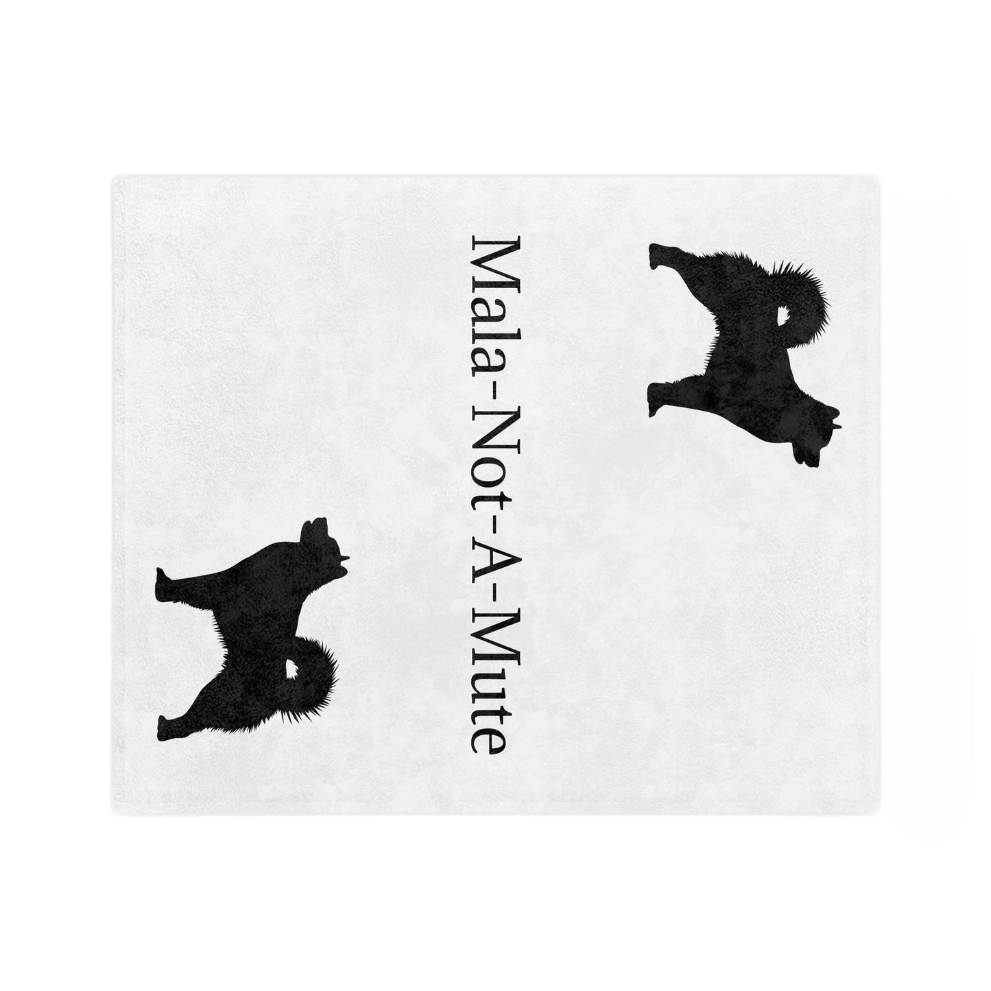 Mala-Not-A-Mute Velveteen Microfiber Blanket