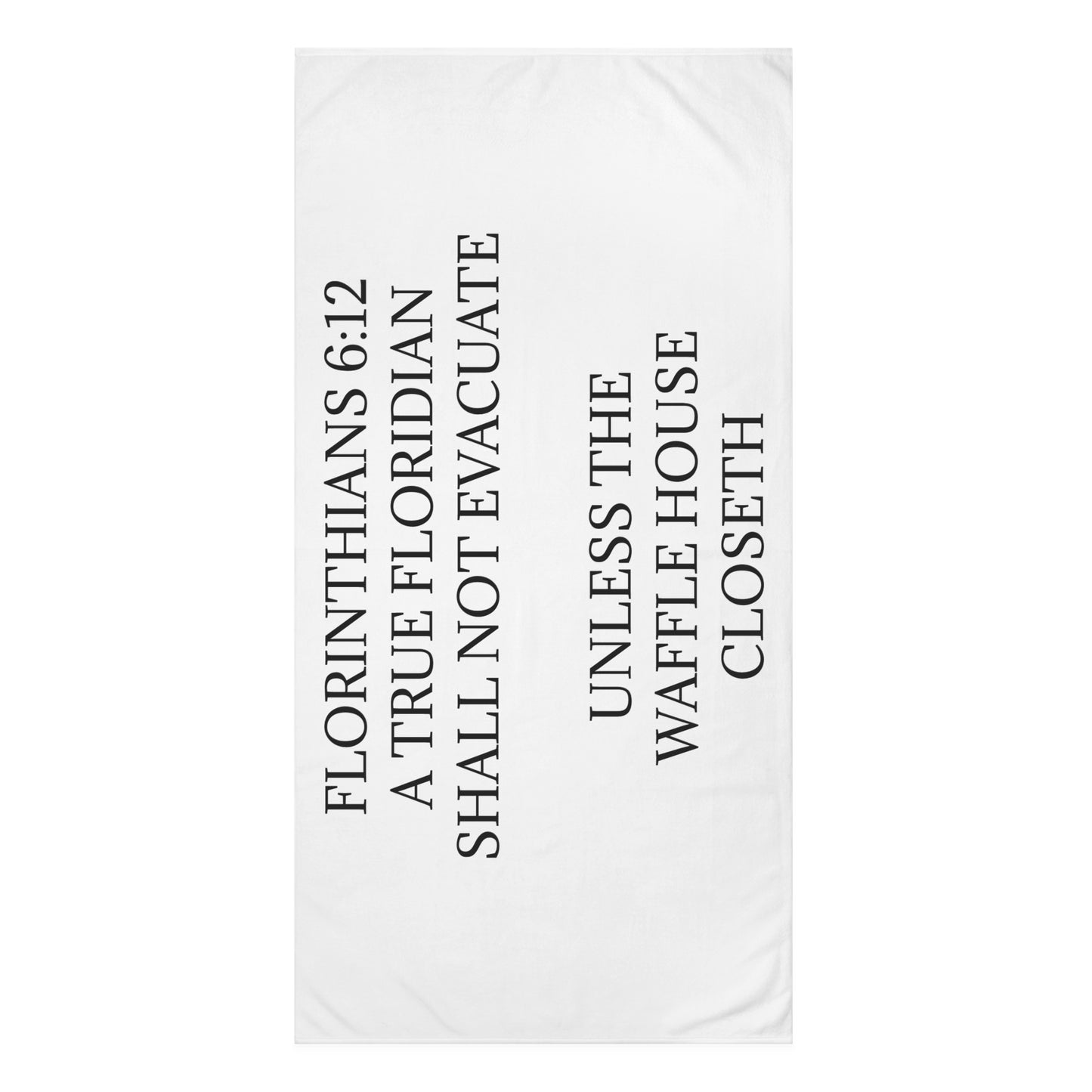 Florinthians 6:12 Mink-Cotton Beach Towel