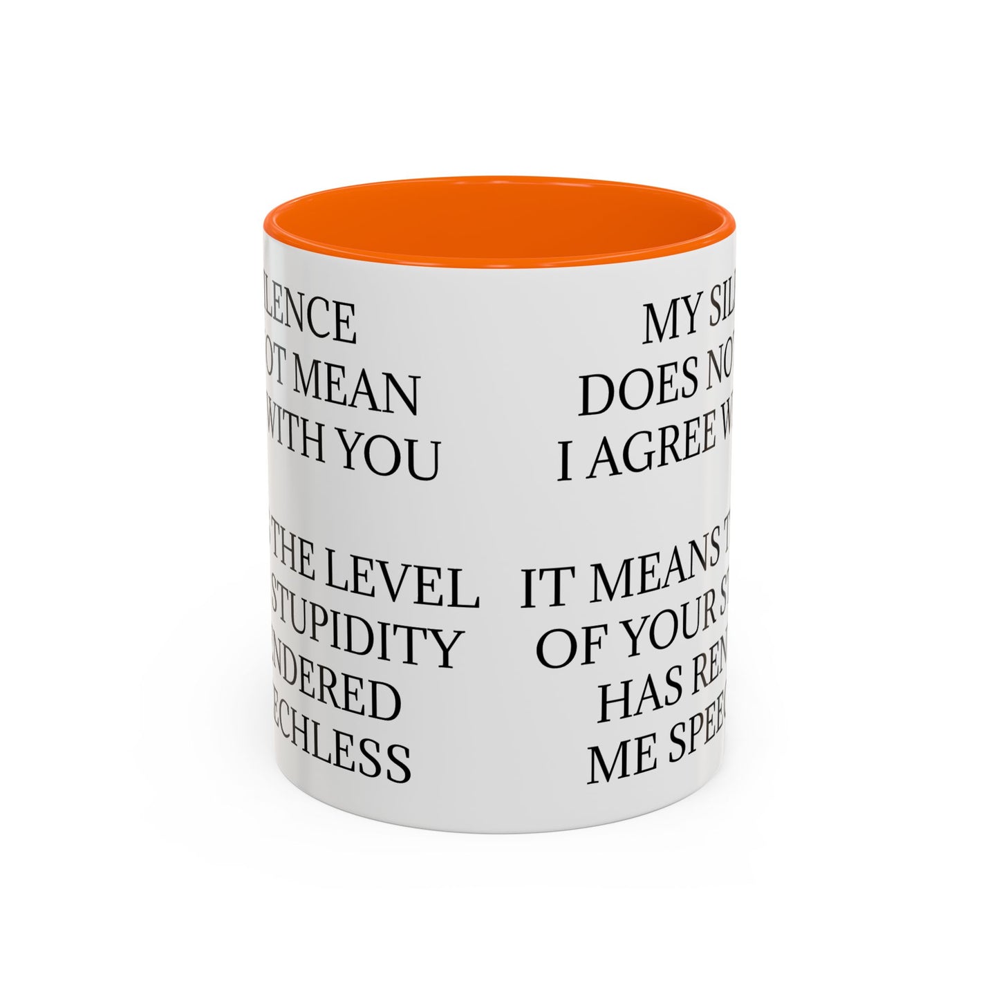 Speechless 2-Tone Coffee Mug