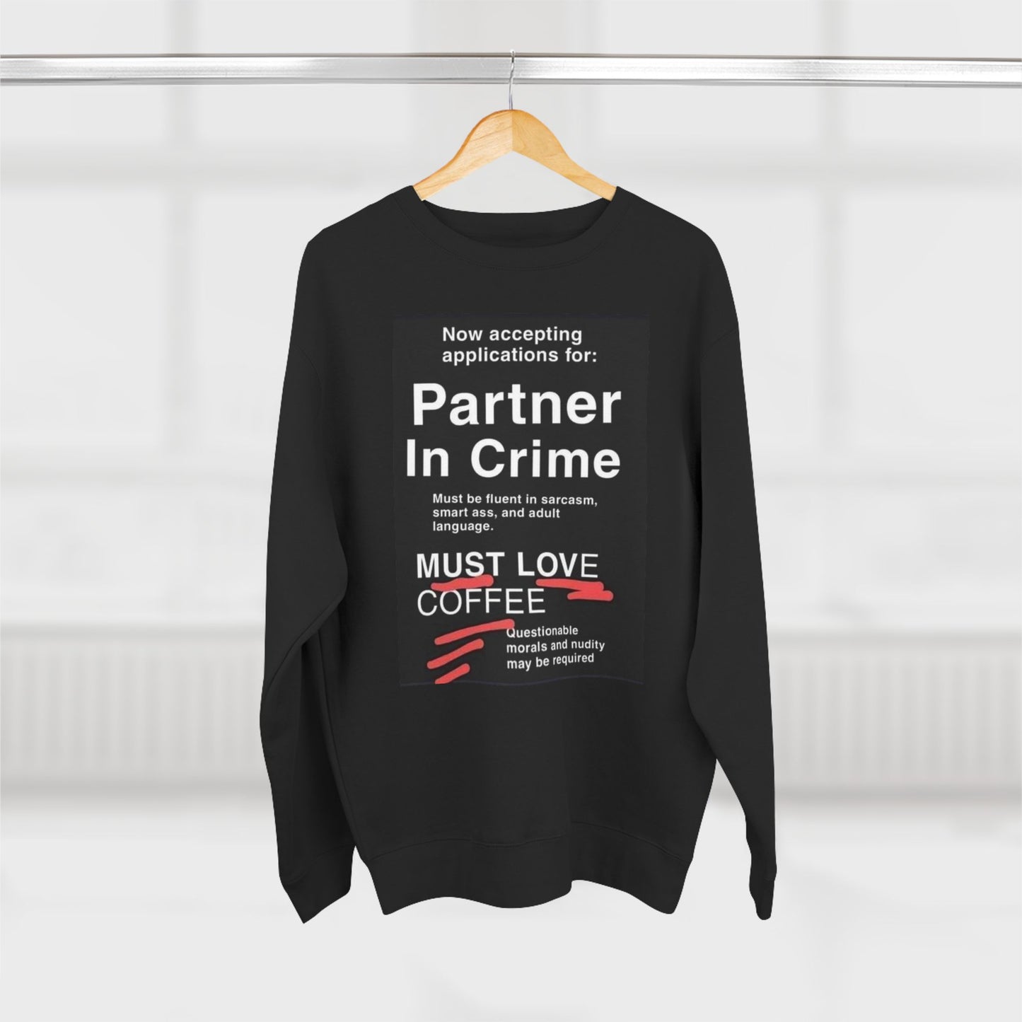 Partner In Crime Unisex Crewneck Sweatshirt