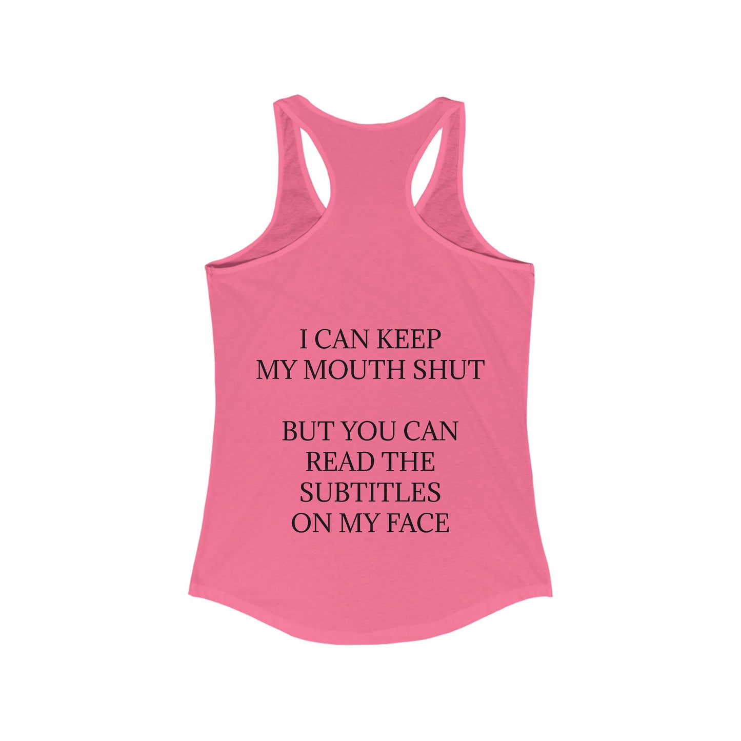 Subtitles Women's Racerback Tank