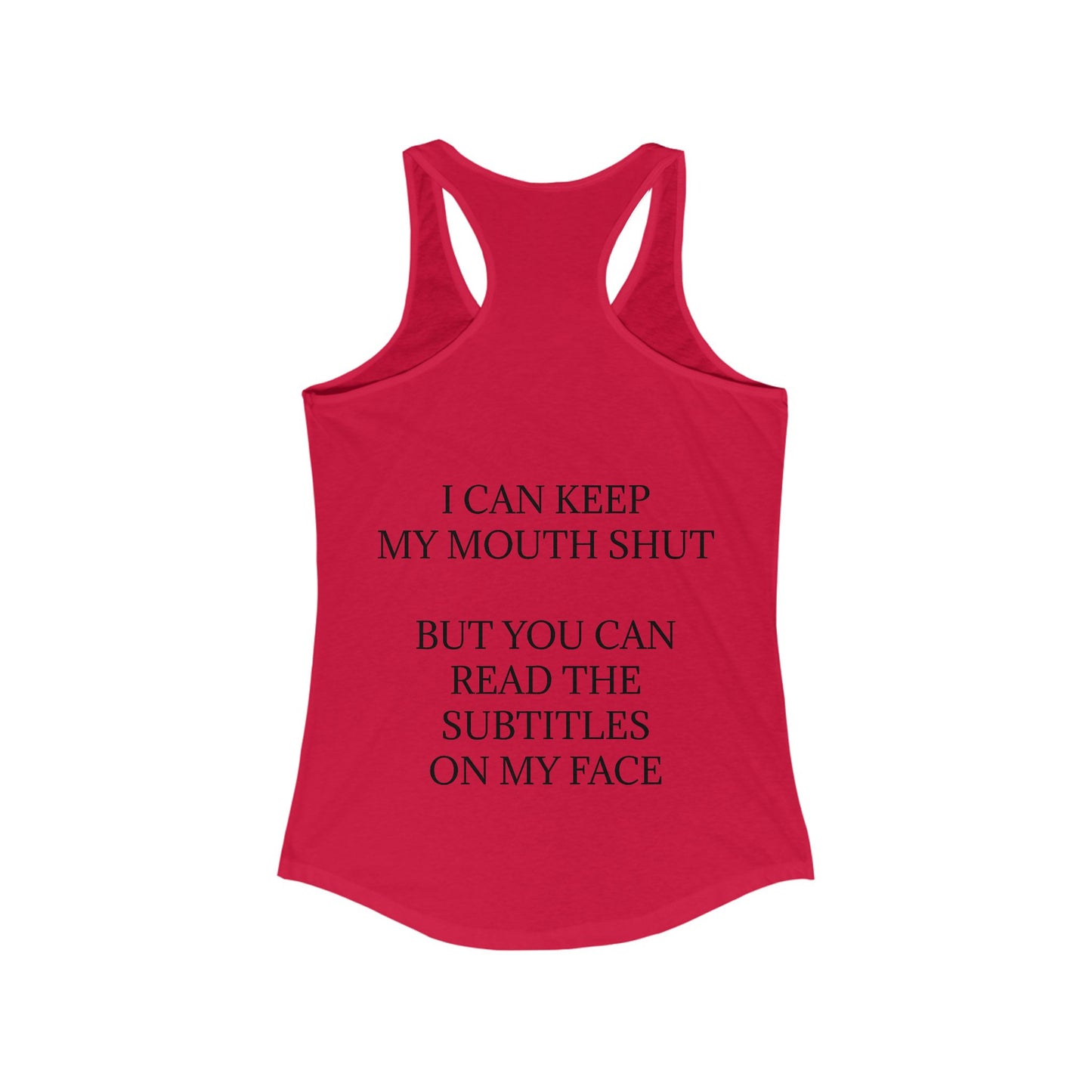 Subtitles Women's Racerback Tank