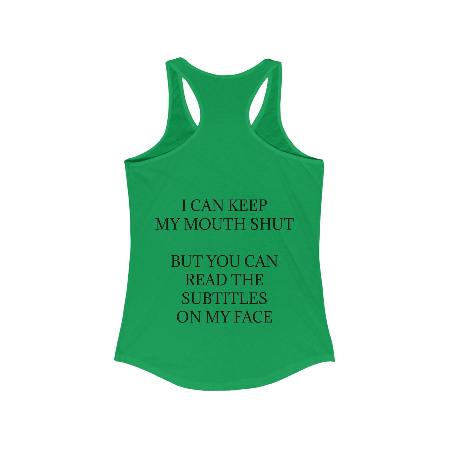Subtitles Women's Racerback Tank