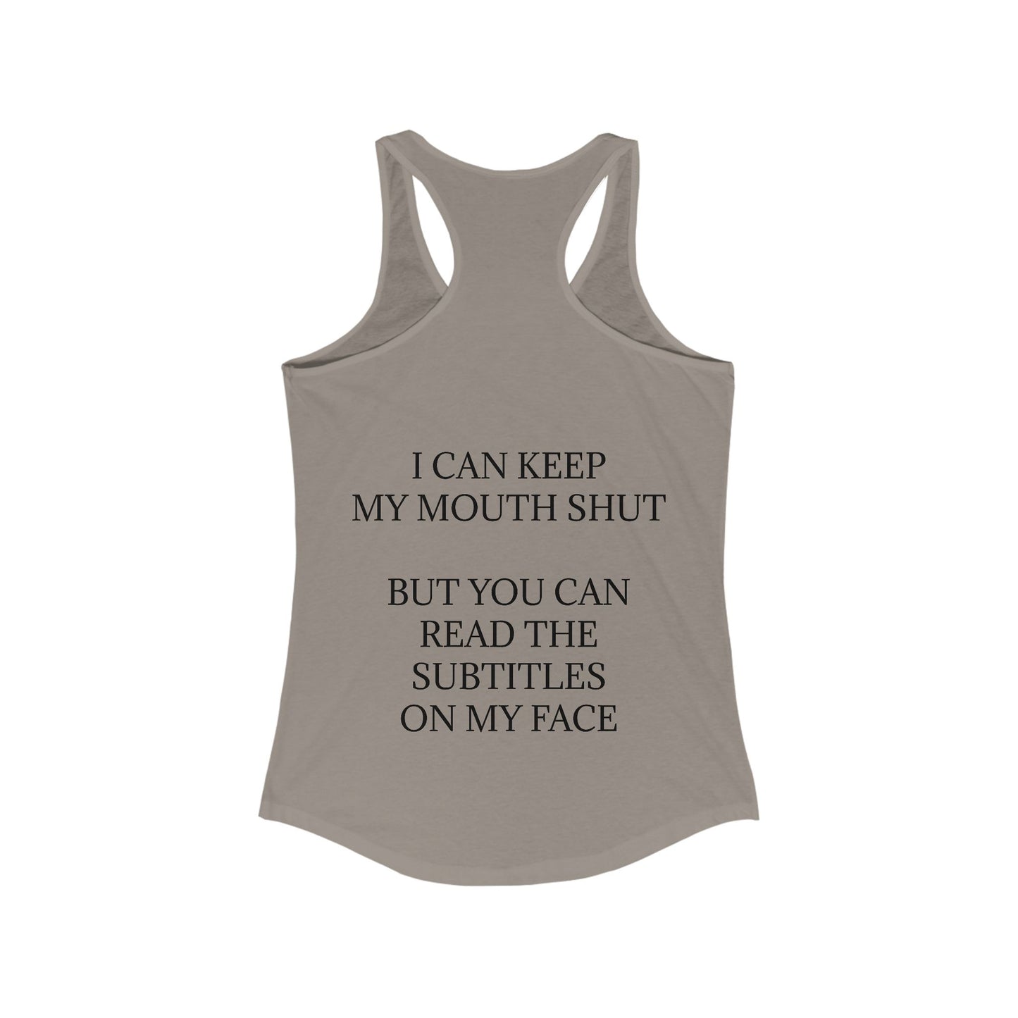 Subtitles Women's Racerback Tank