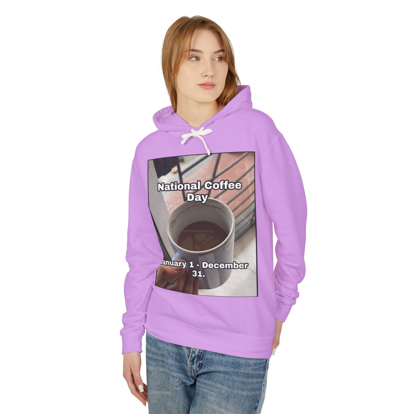 National Coffee Day Unisex Lightweight Hoodie