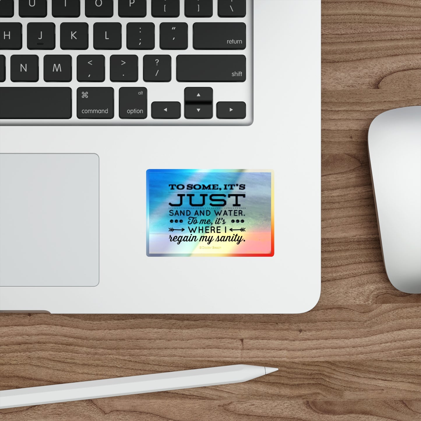 Dr. Beach Holographic Sticker