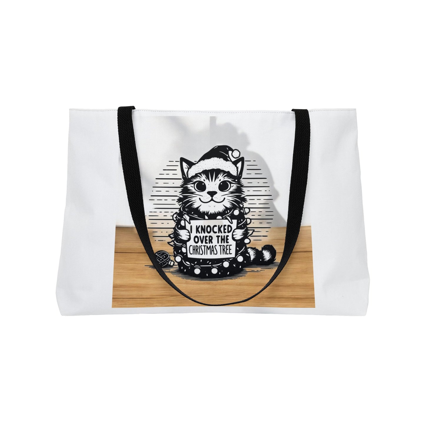 Naughty Cat Weekender Tote Bag