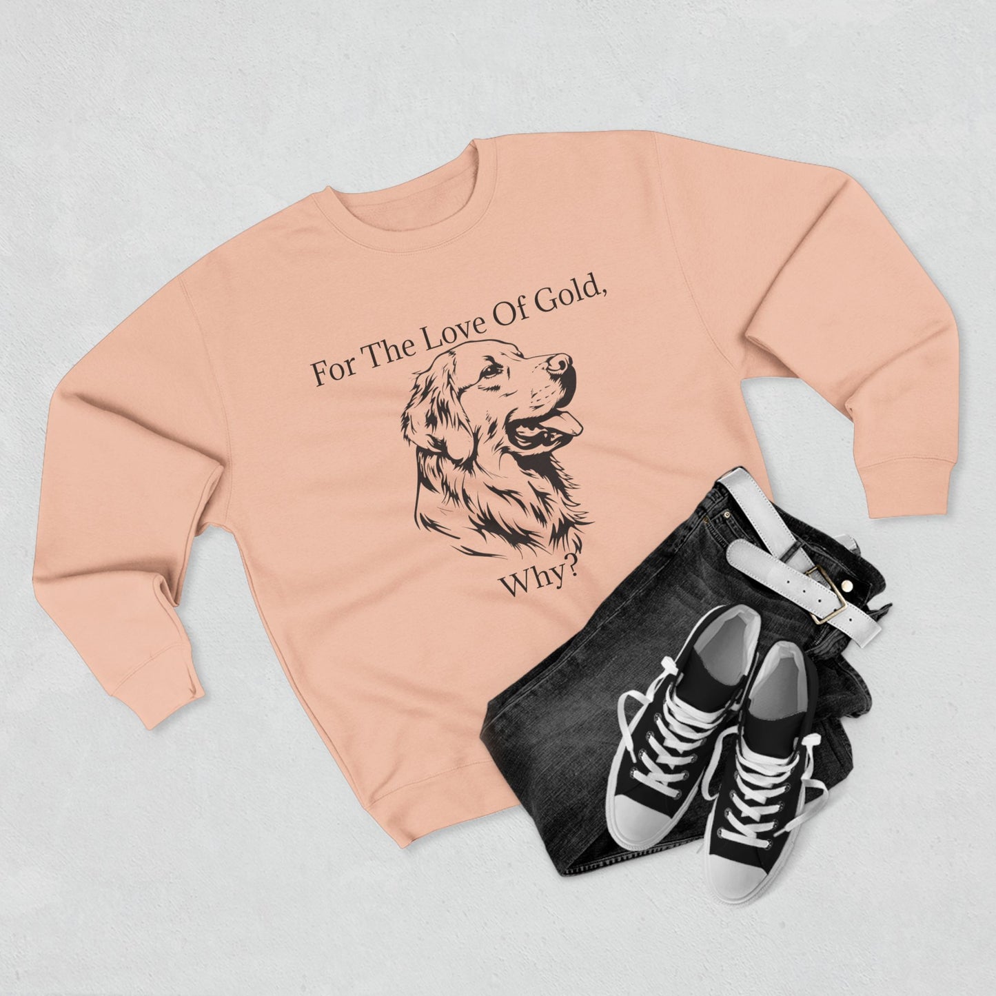 For The Love Of Gold Unisex Crewneck Sweatshirt