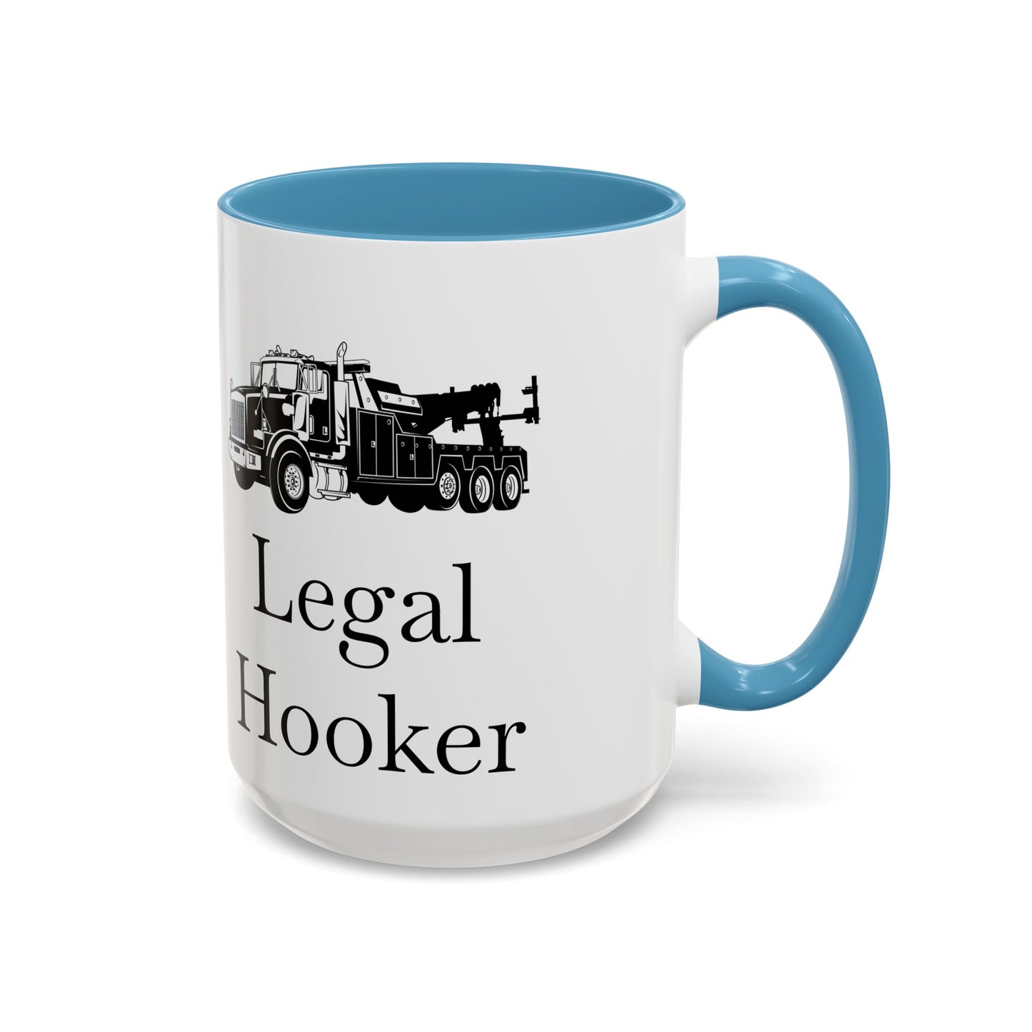 Legal H**ker Heavy Tow Truck 2-Tone Coffee Mug