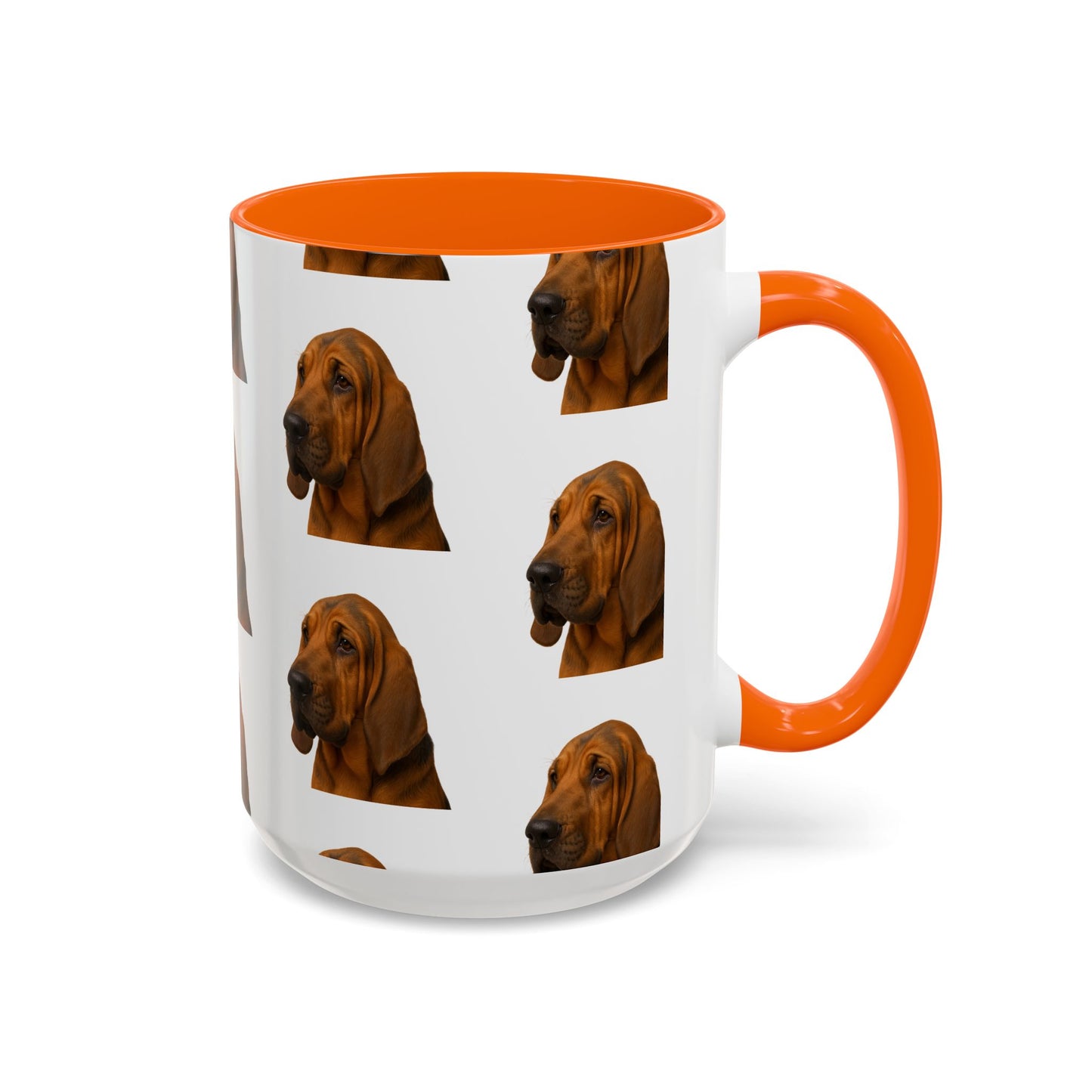 Bloodhound Head 2-Tone Coffee Mug