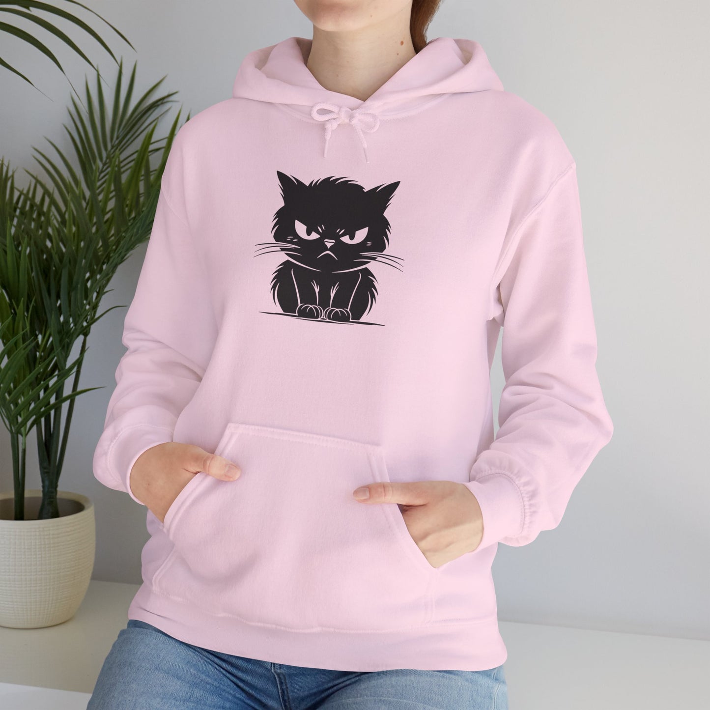 Angry Cat Unisex Hoodie
