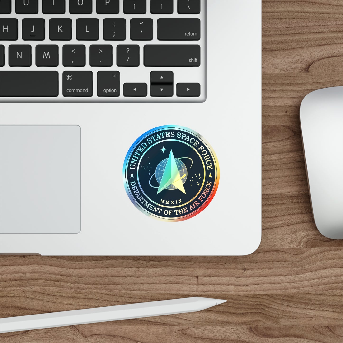 US Space Force Holographic Sticker