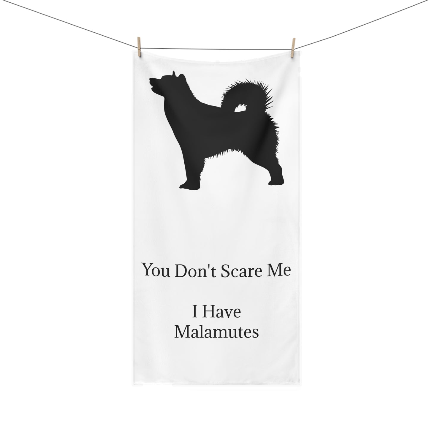 You Don't Scare Me Mink-Cotton Beach Towel