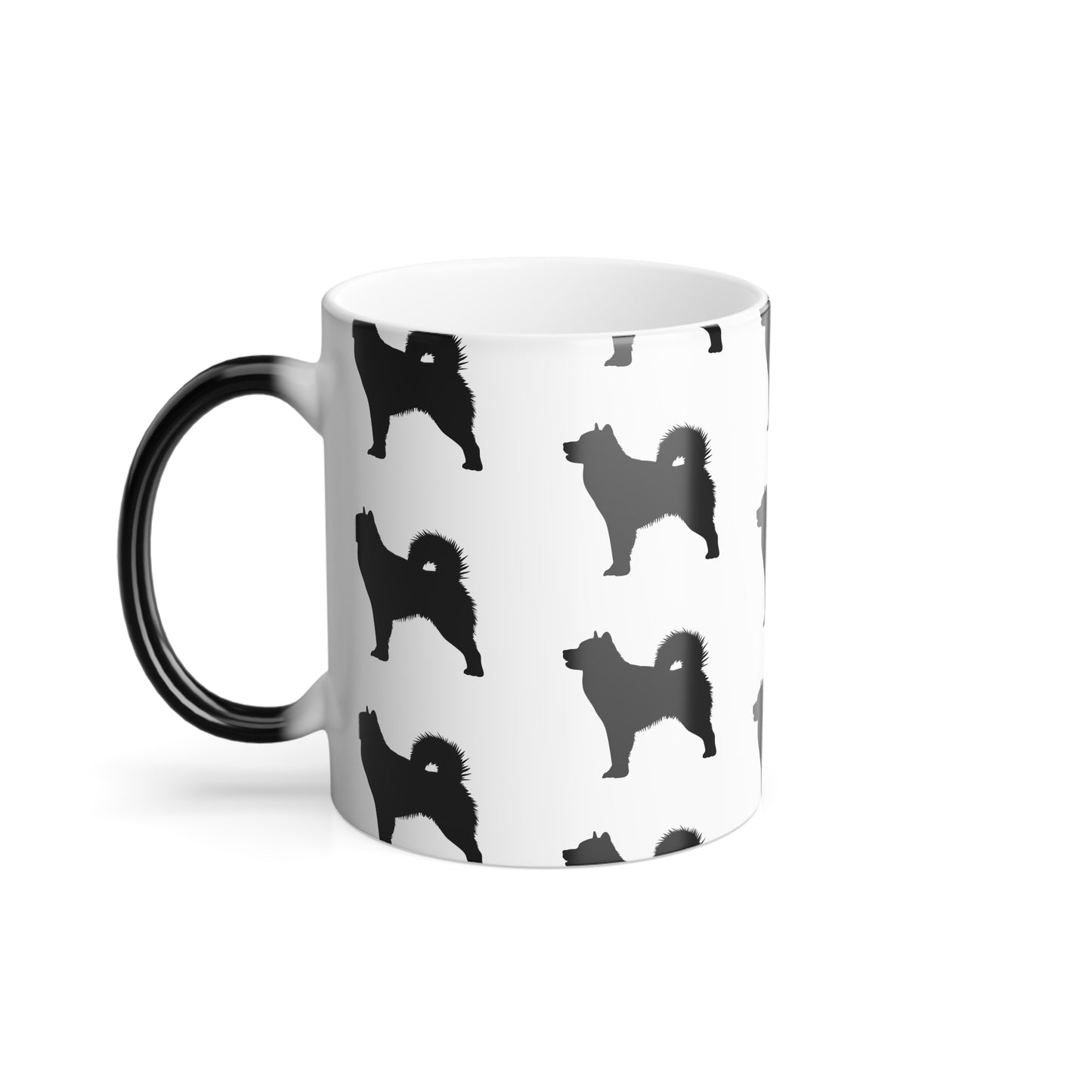 Malamute Silhouette Color Changing Mug