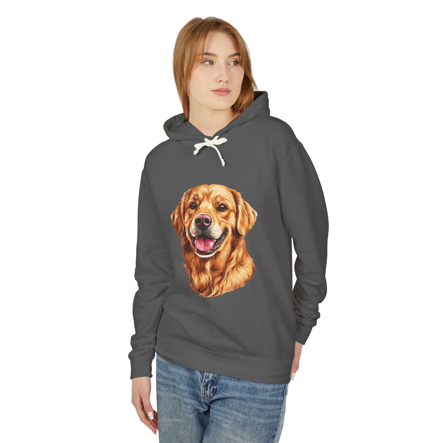 Golden Head Unisex Lightweight Hoodie