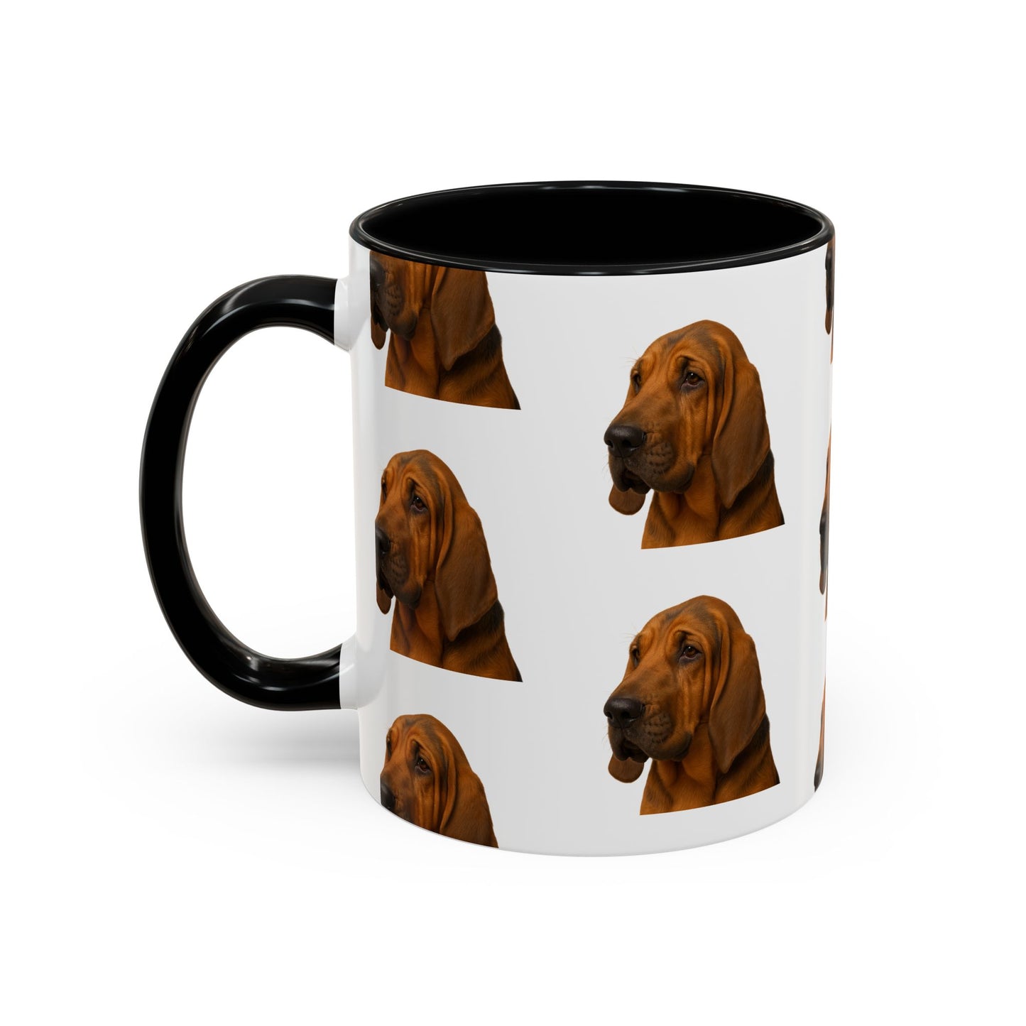 Bloodhound Head 2-Tone Coffee Mug