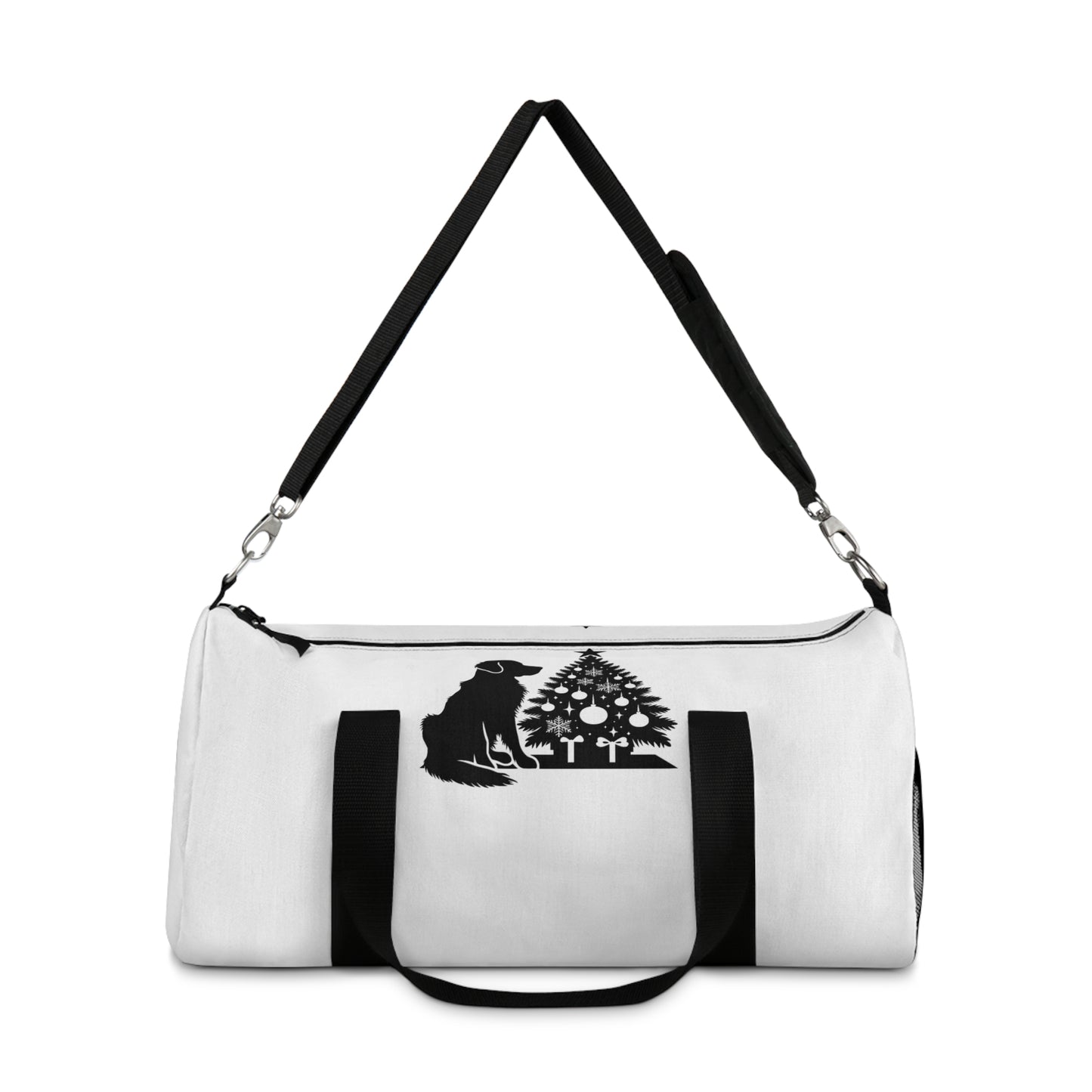Golden Christmas Tree Duffel Bag