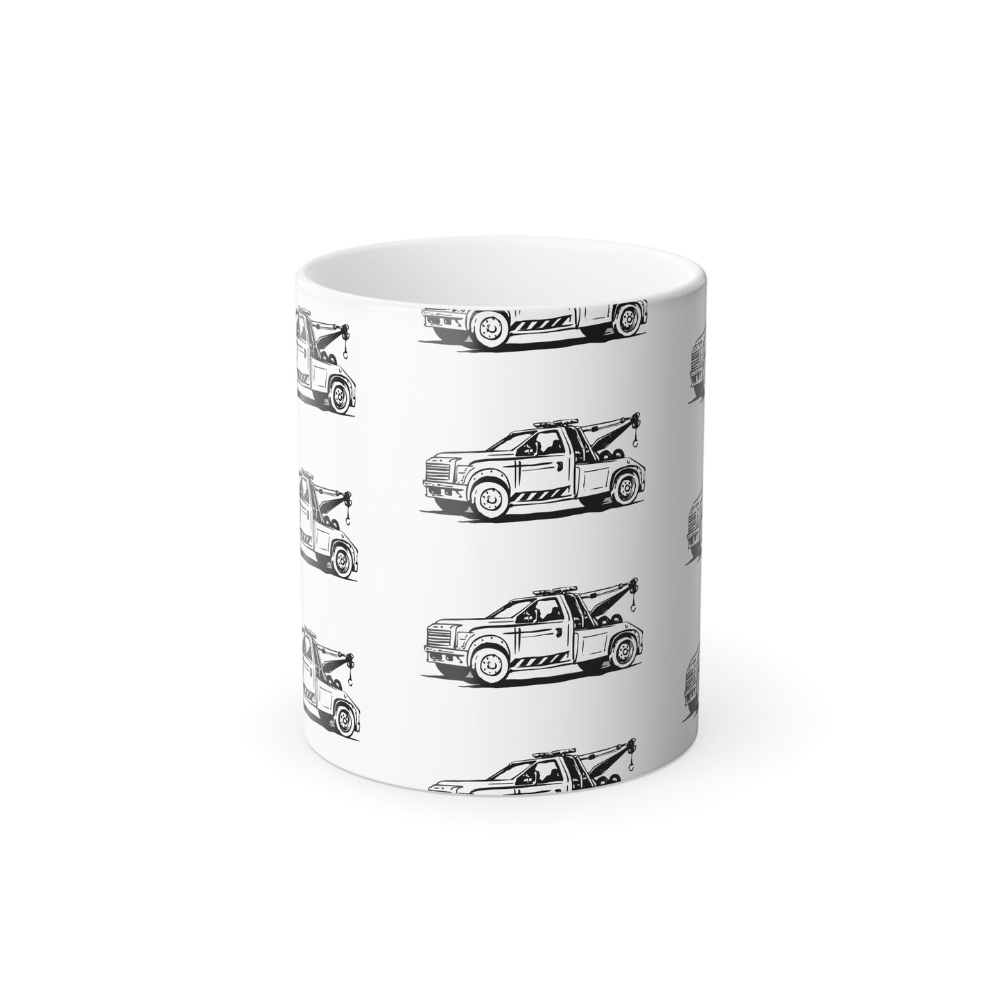 Wheel Lift Tow Truck Color Changing Mug