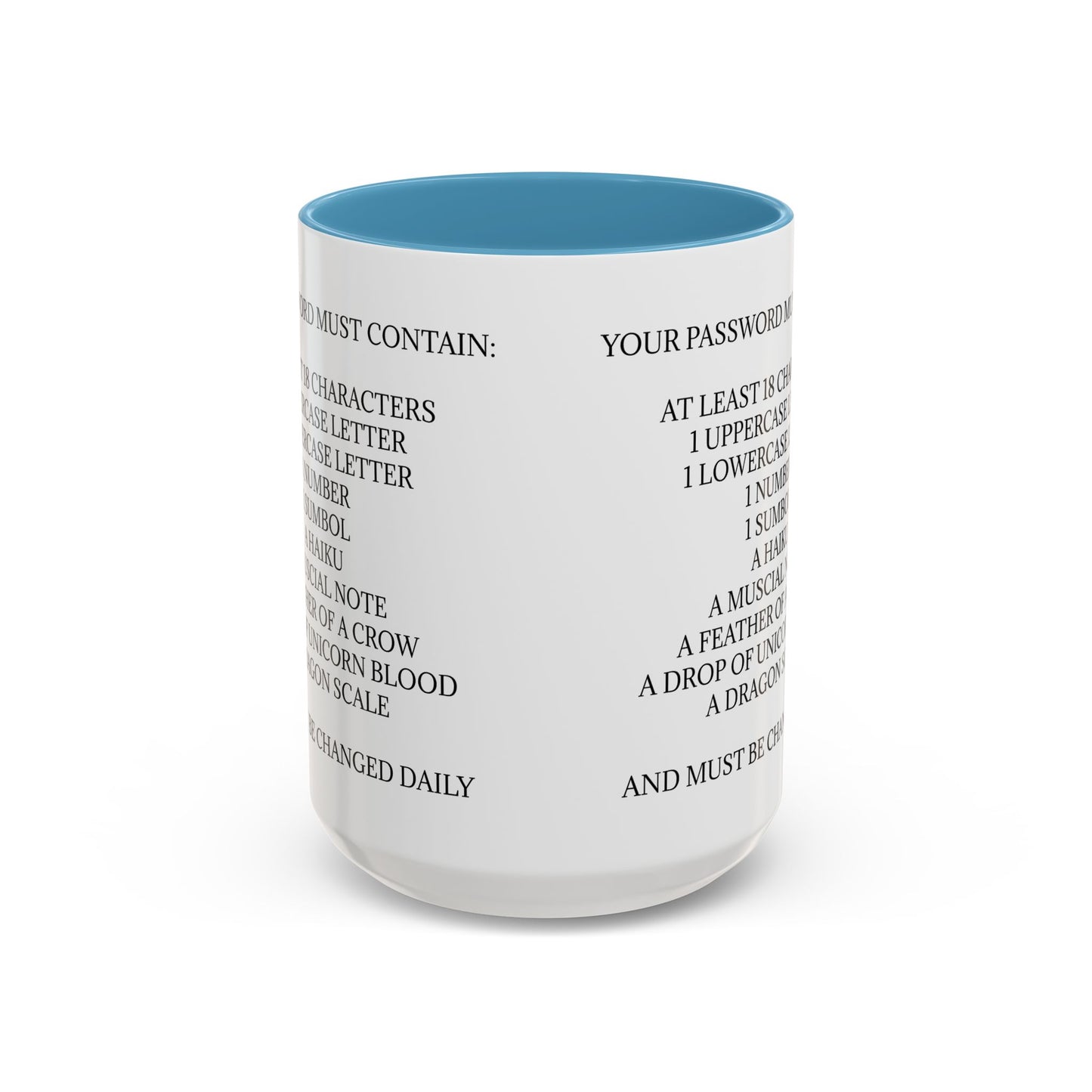 Password 2-Tone Coffee Mug