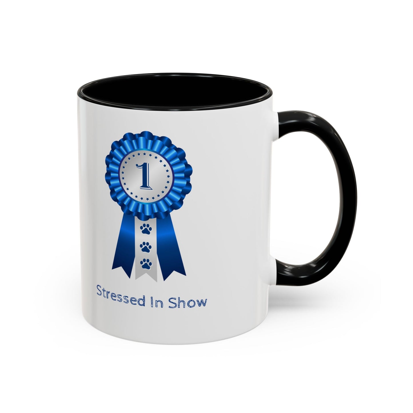 Stressed In Show 2-Tone Coffee Mug